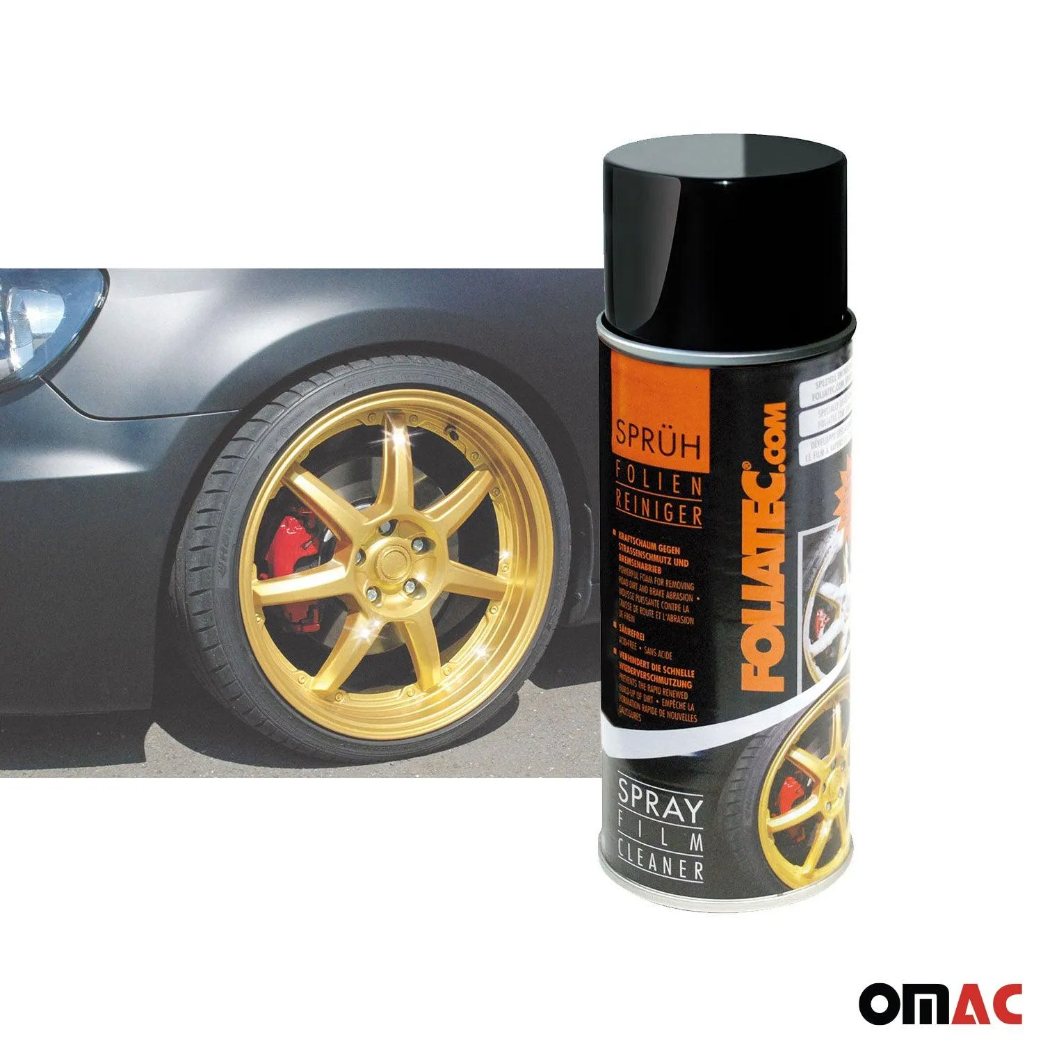 Foliatec Wheel Rim Spray Film Cleaner Powerful Foam 13.5 Oz - Image 2