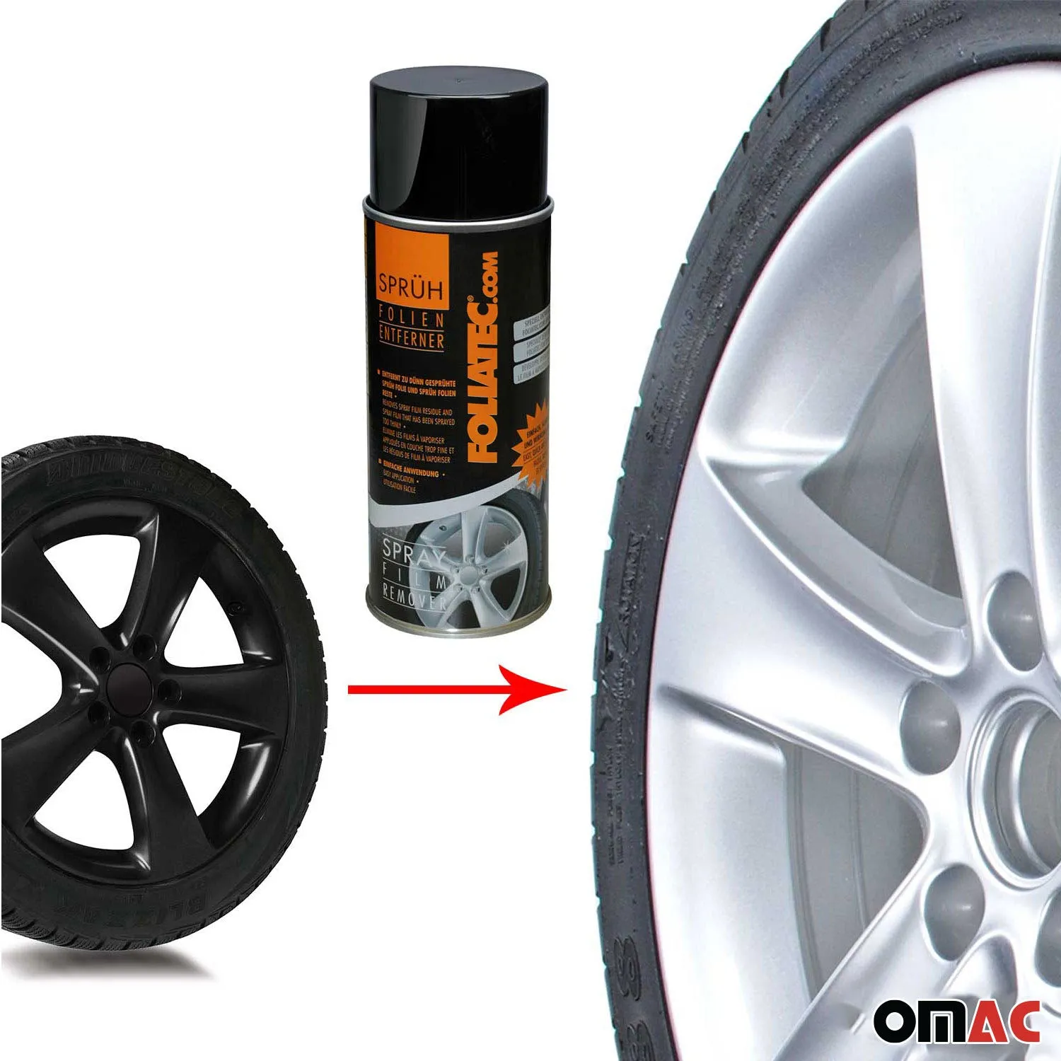 Foliatec Wheel Rim Spray Film Remover Quick & Effective 13.5 Oz - Image 2