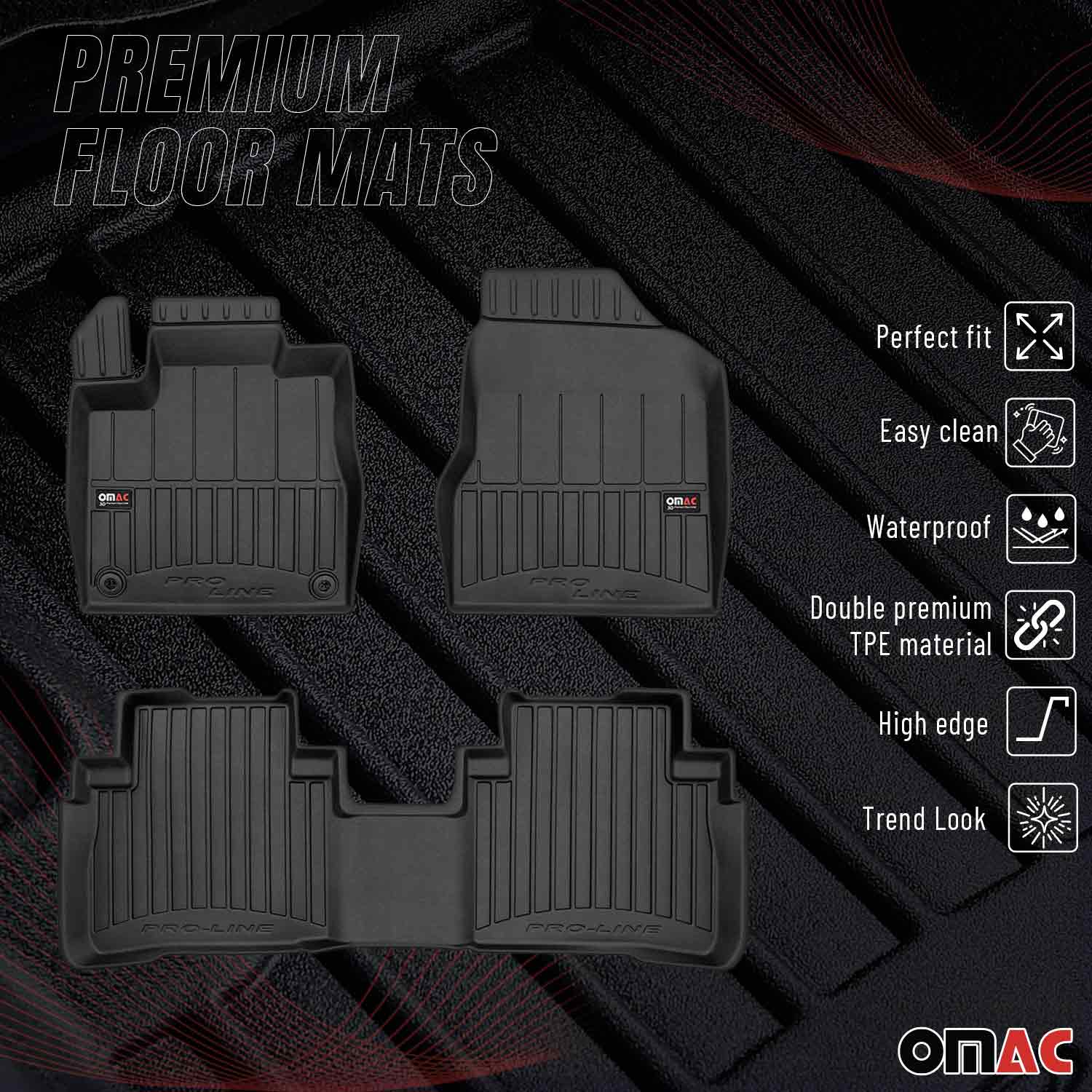 2003-2007 Nissan Murano Premium Floor Mats Liners Full Set All Weather Heavy Duty - Image 2