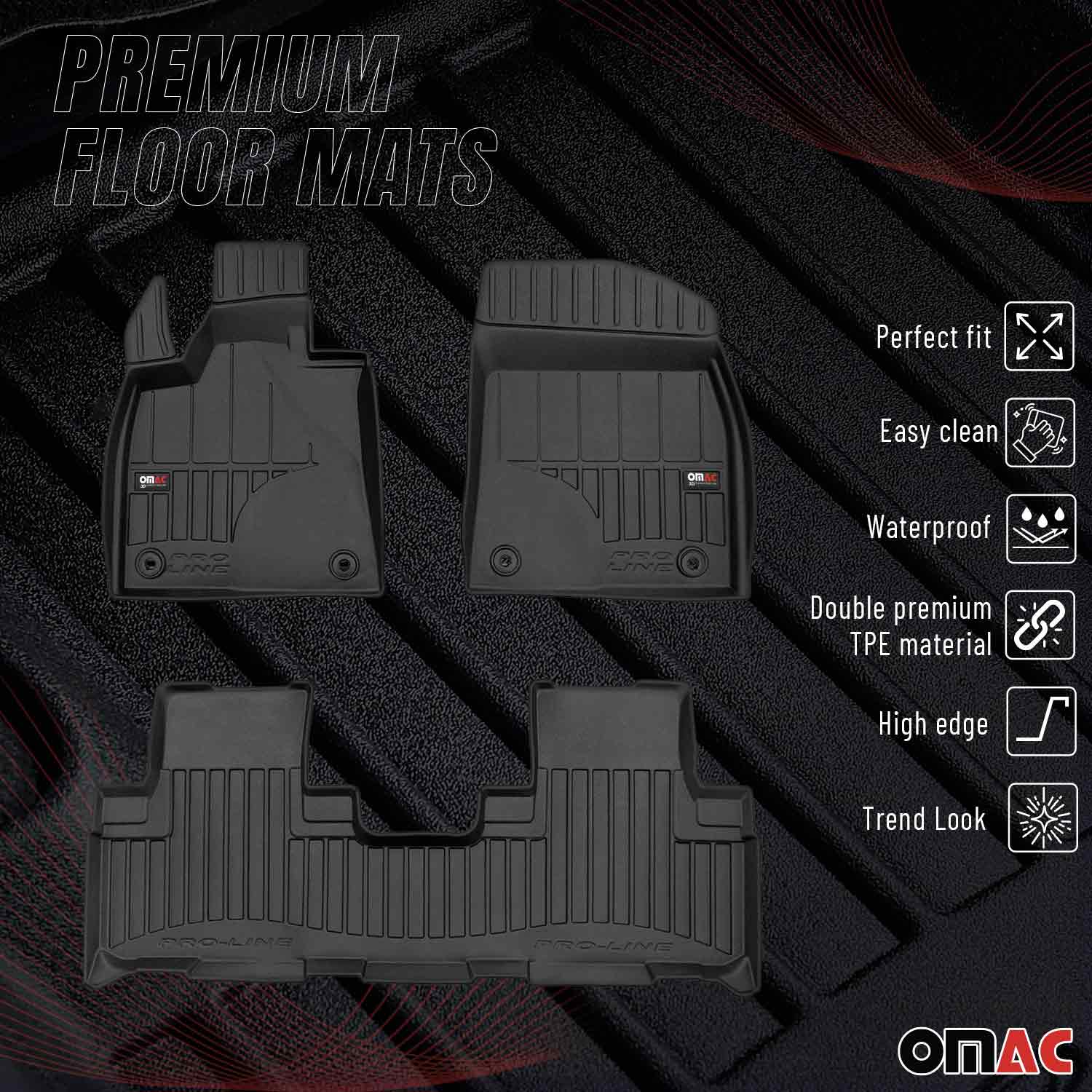 2016-2022 Lexus RX350 RX450 Premium Floor Mats Liners Full Set All Weather Heavy Duty - Image 2