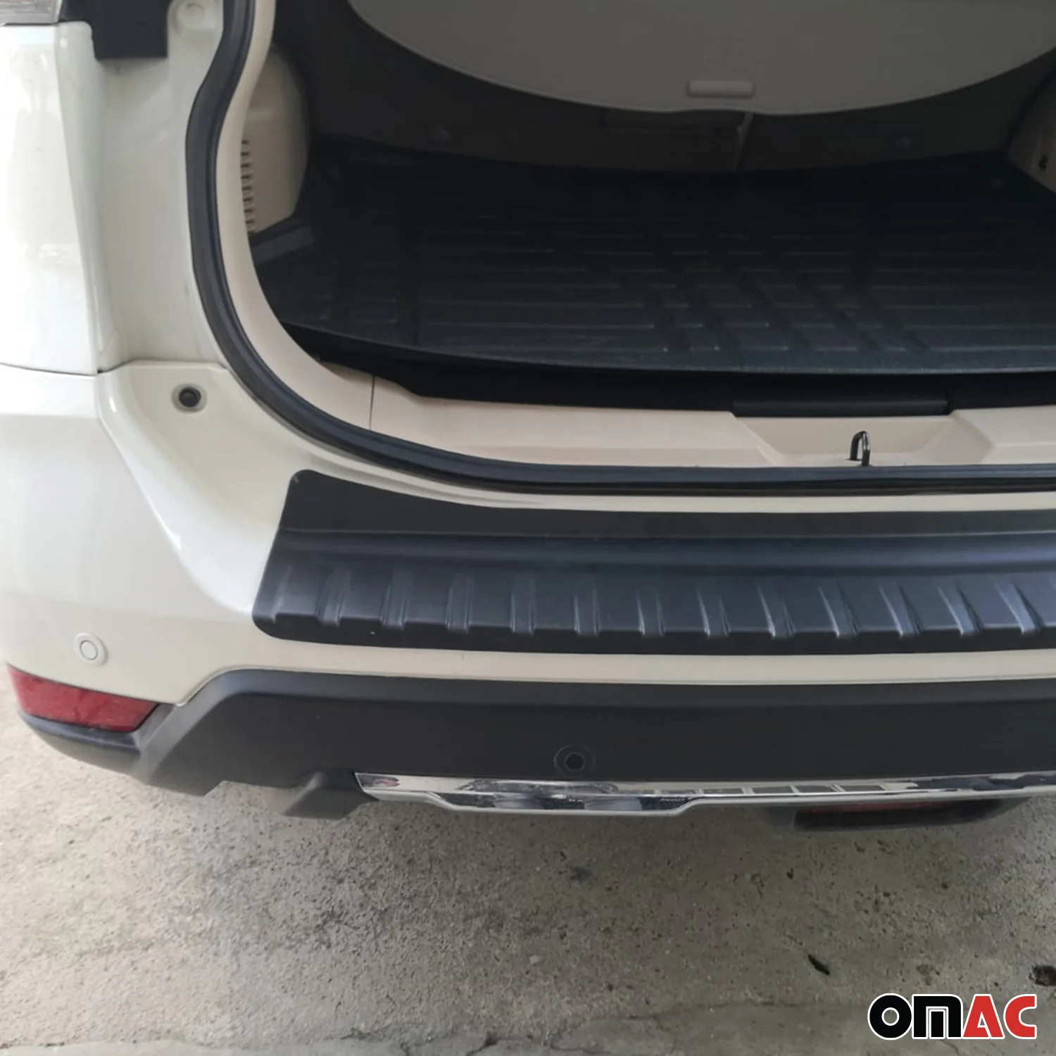 2017-2020 Nissan Rogue Rear Bumper Sill Cover Protector Guard Matte Black - Image 5
