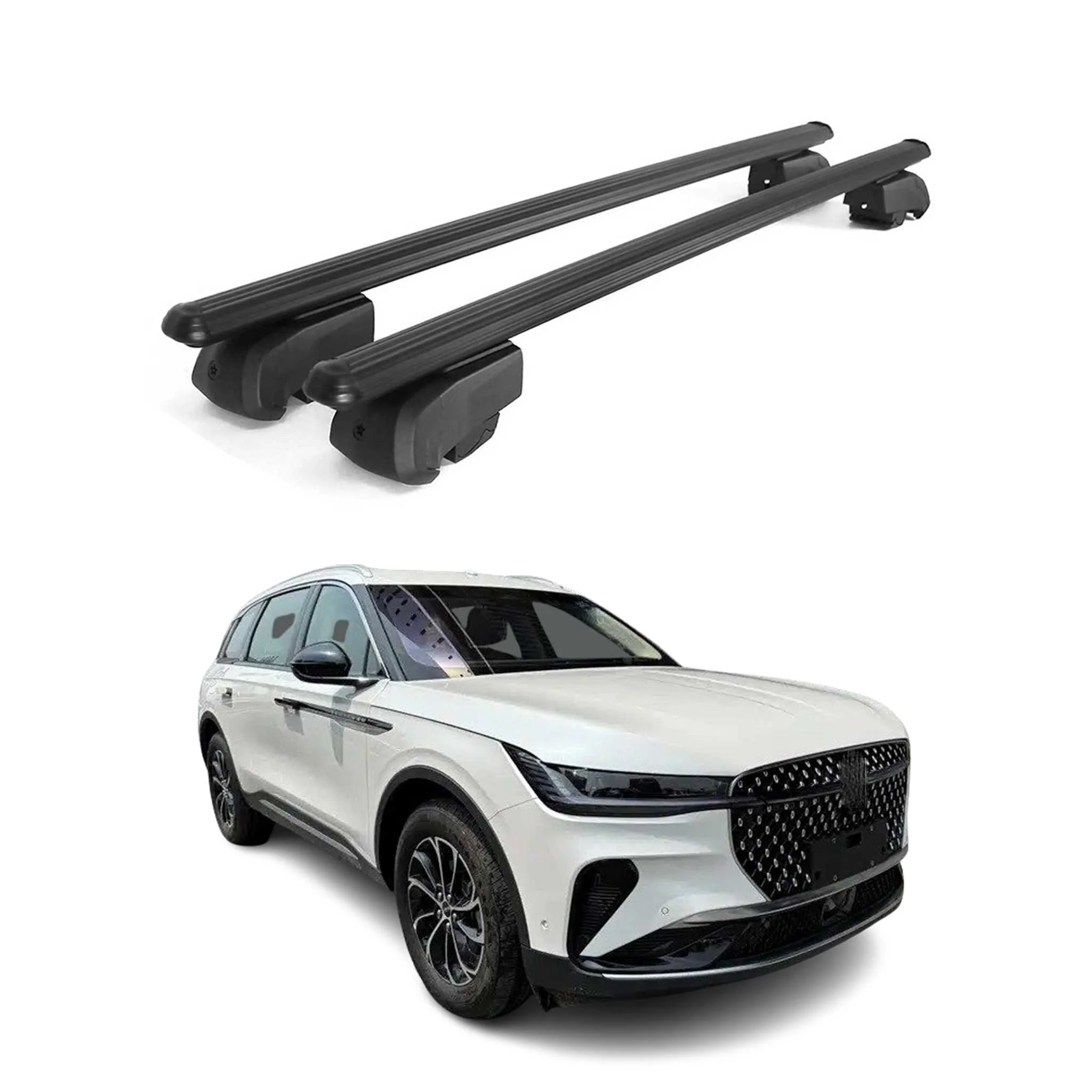2024 Lincoln Nautilus Roof Rack Cross Bars Black