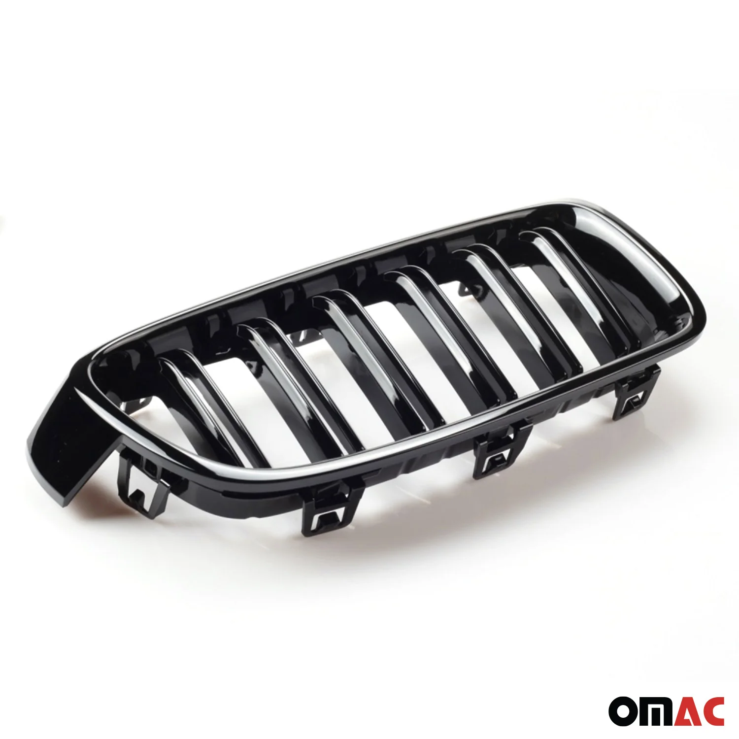 2012-2019 BMW 3 Series F30 F31 M3 Style Front Kidney Grille M3 Style Gloss Black Dual Slat - Image 5