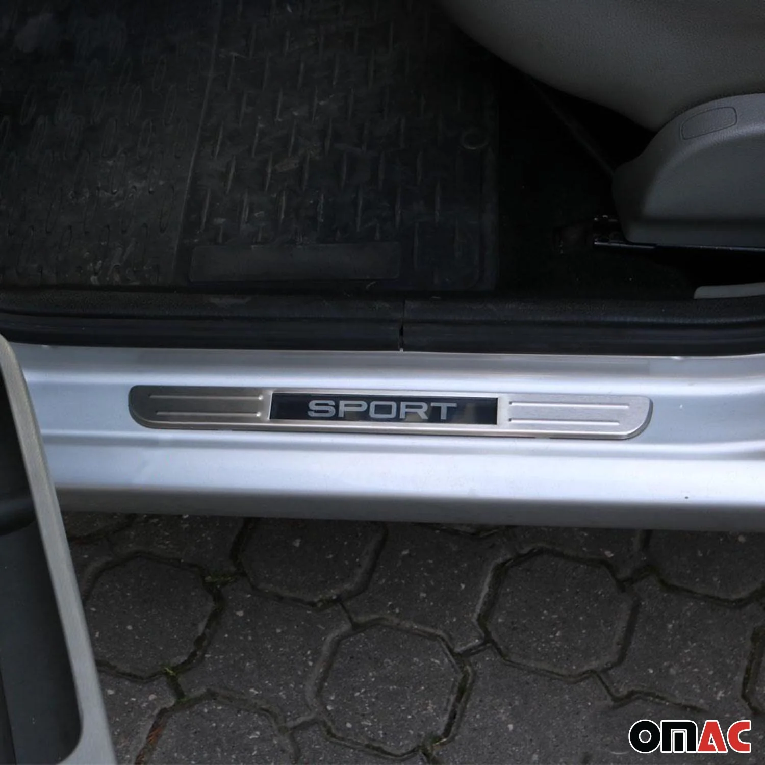 Chevrolet Express Door Sill Scuff Plate Illuminated Sport Stainless Steel Silver 2 Pcs - Image 8