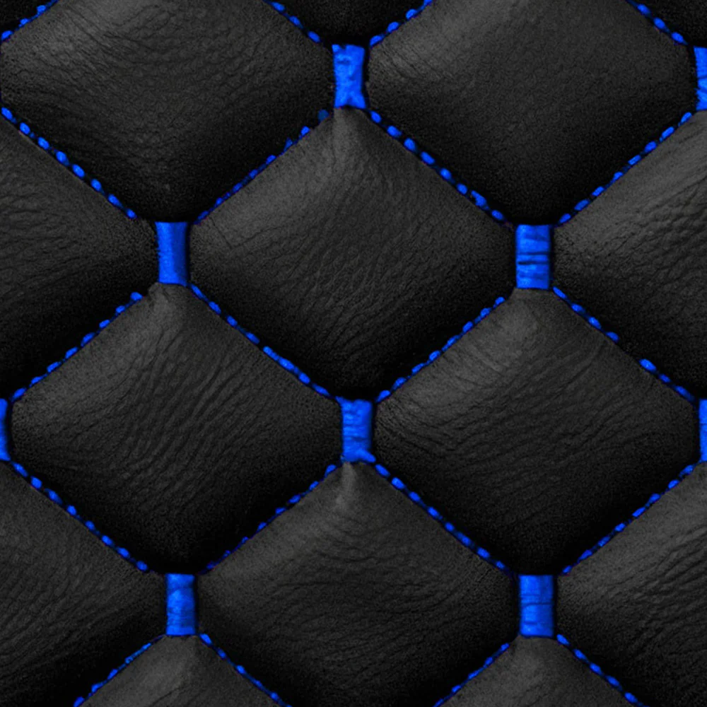 2015-2026 Ford Transit Leather Front Car Seat Covers Protector Black Blue - Image 11