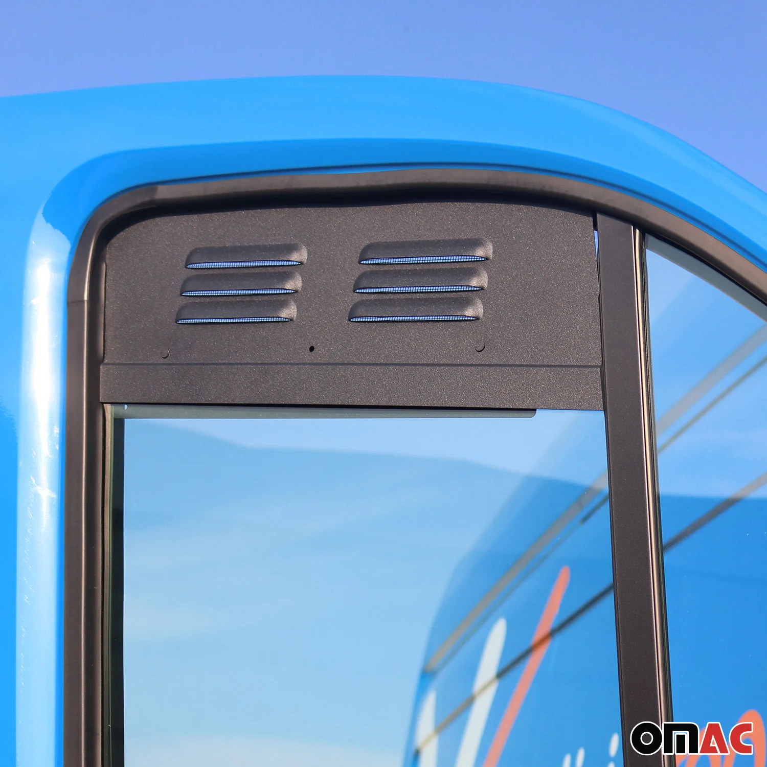 2015-2026 Ford Transit Car Ventilation Window Air Vent Aluminium Black 2Pcs - Image 2