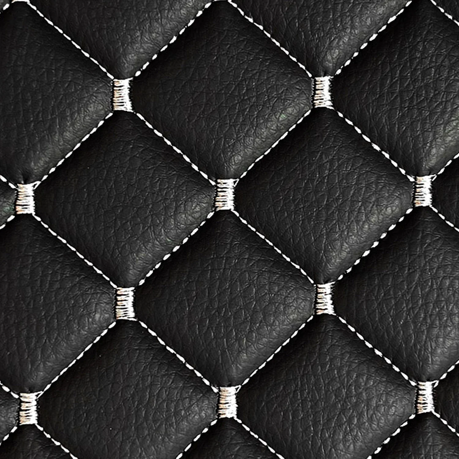 2015-2026 Ford Transit Leather Front Car Seat Covers Protector Black White - Image 11