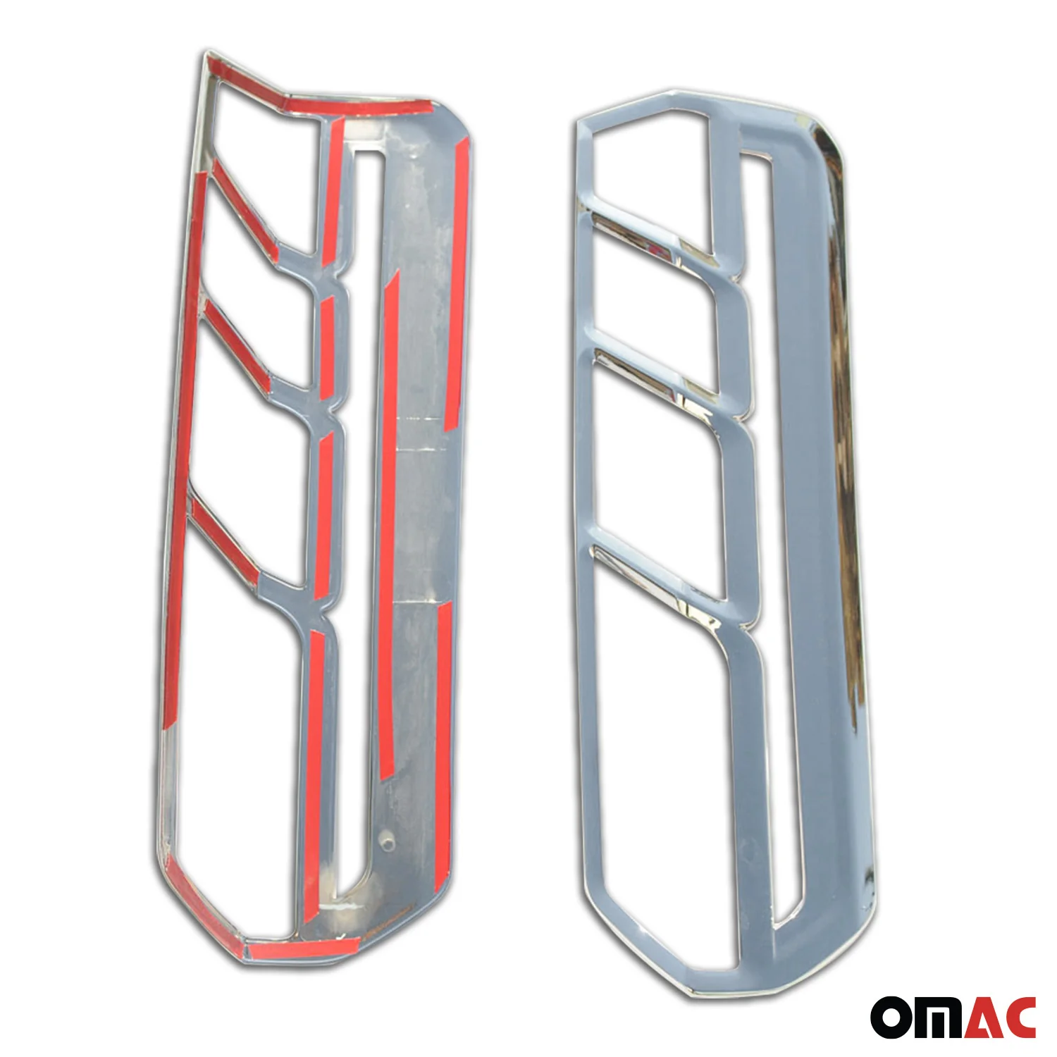 2015-2020 Ford Transit 250 Rear Brake Stop Light Frame Trim Silver 2 Pcs - Image 3