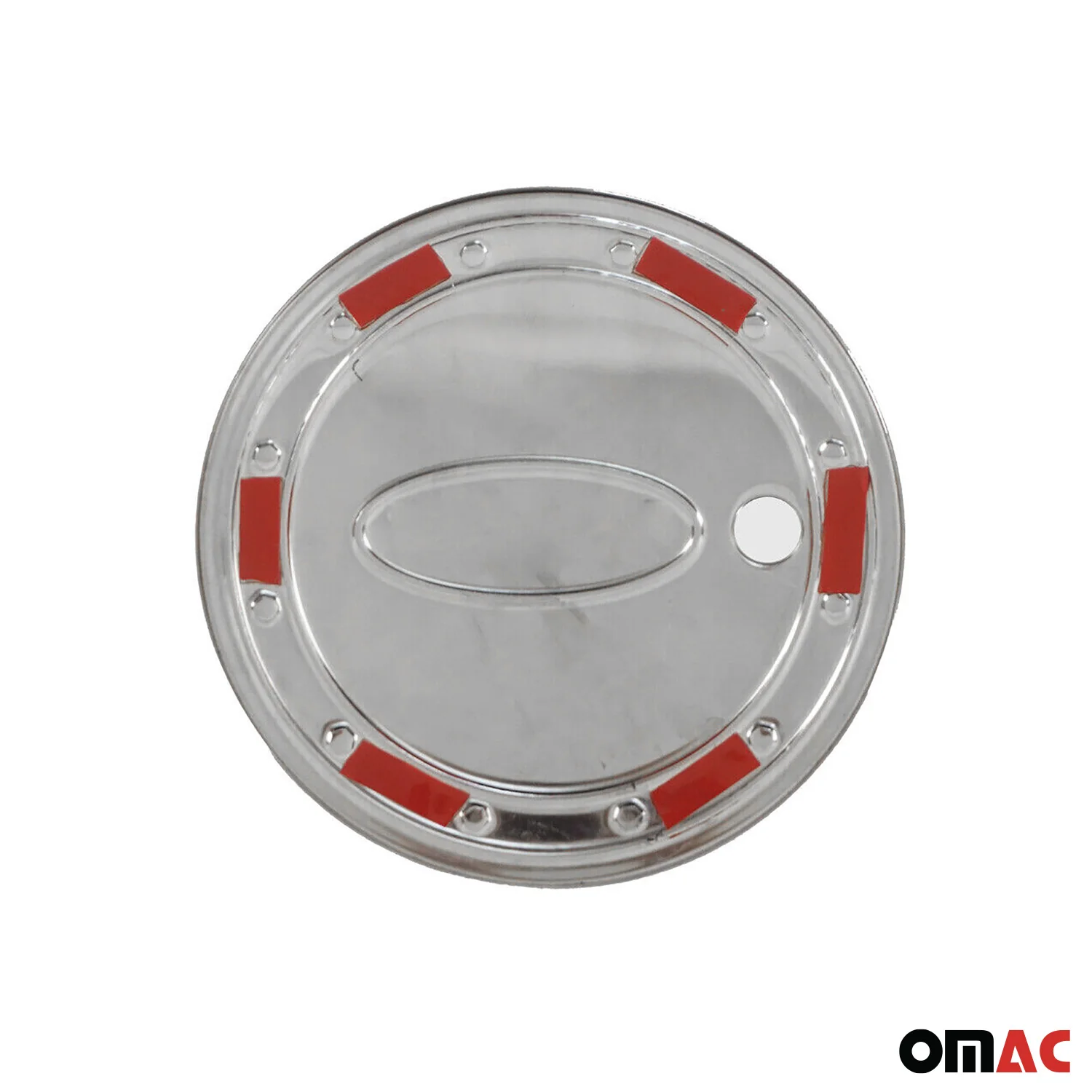 2010-2013 Ford Transit Connect Fuel Cap Cover & Door Streamer Trim Set Stainless Steel - Image 7