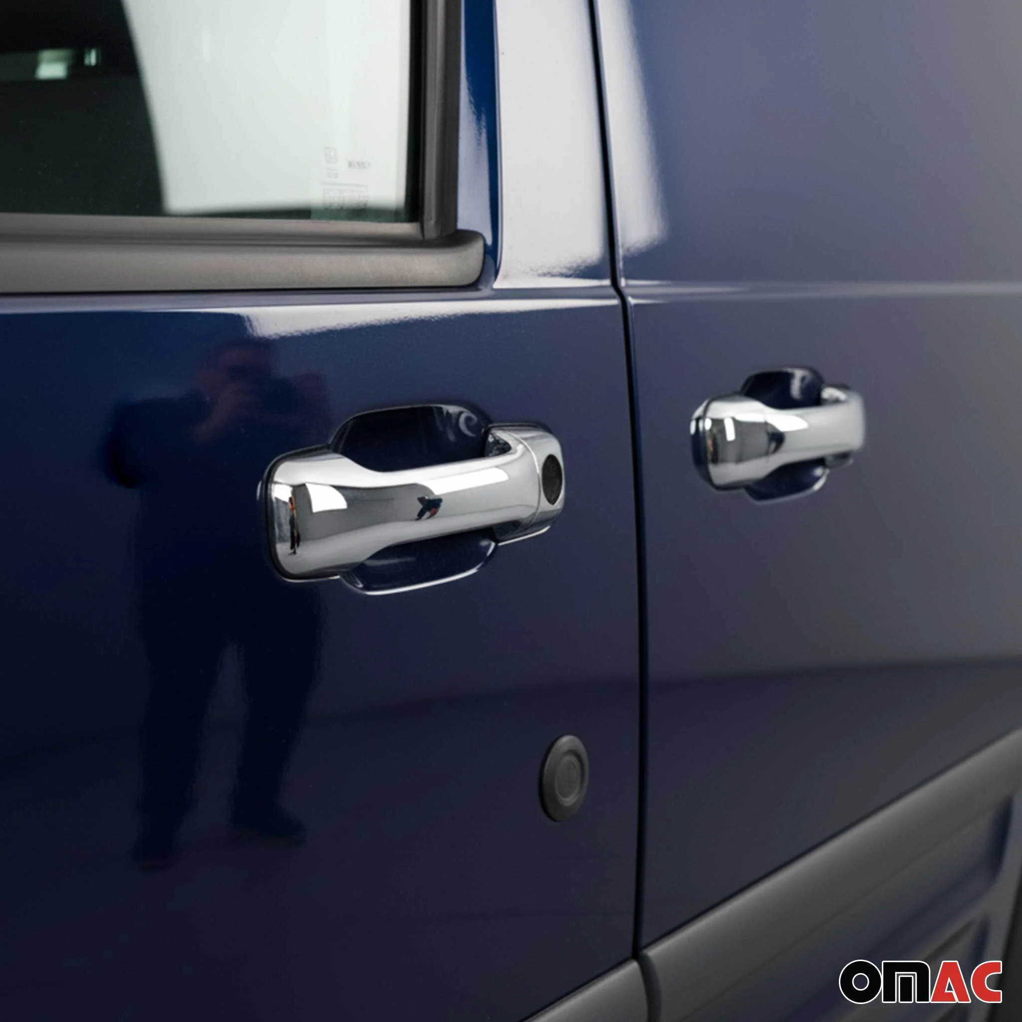 2010-2013 Ford Transit Connect Mirror Cover Caps & Door Handle Chrome Set - Image 3