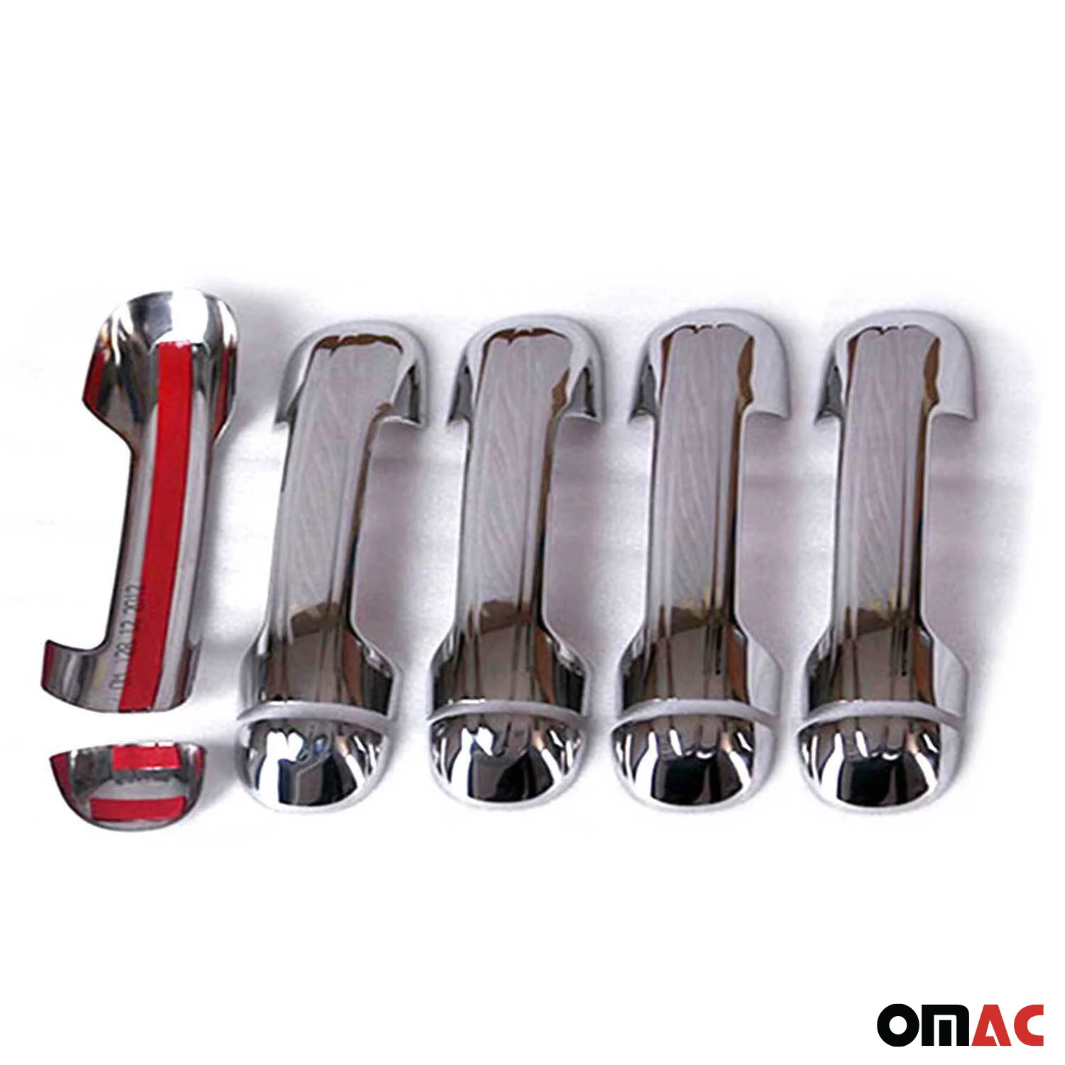 2010-2013 Ford Transit Connect Mirror Cover Caps & Door Handle Chrome Set - Image 5