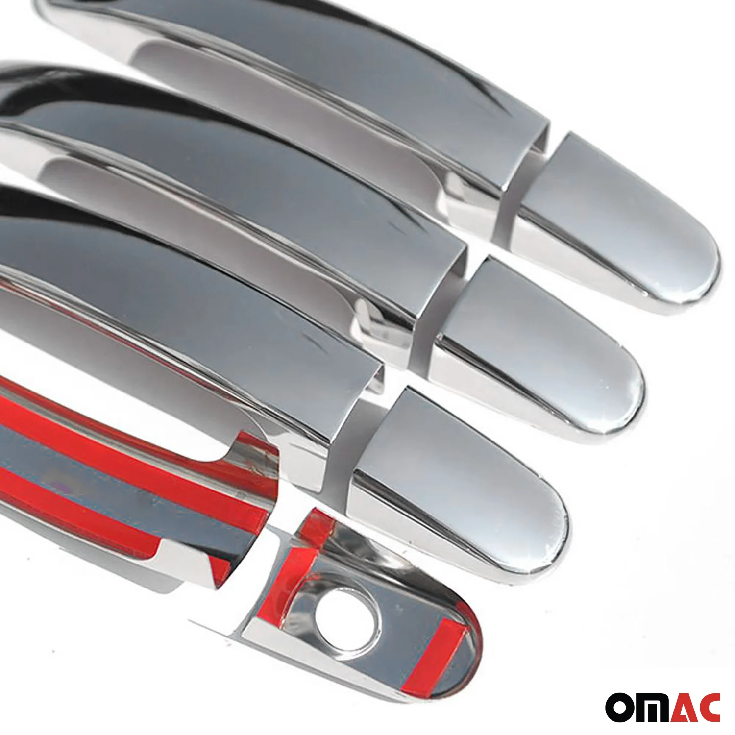 2014-2023 Ford Transit Connect Car Door Handle Cover Protector Steel Chrome 8 Pcs - Image 6