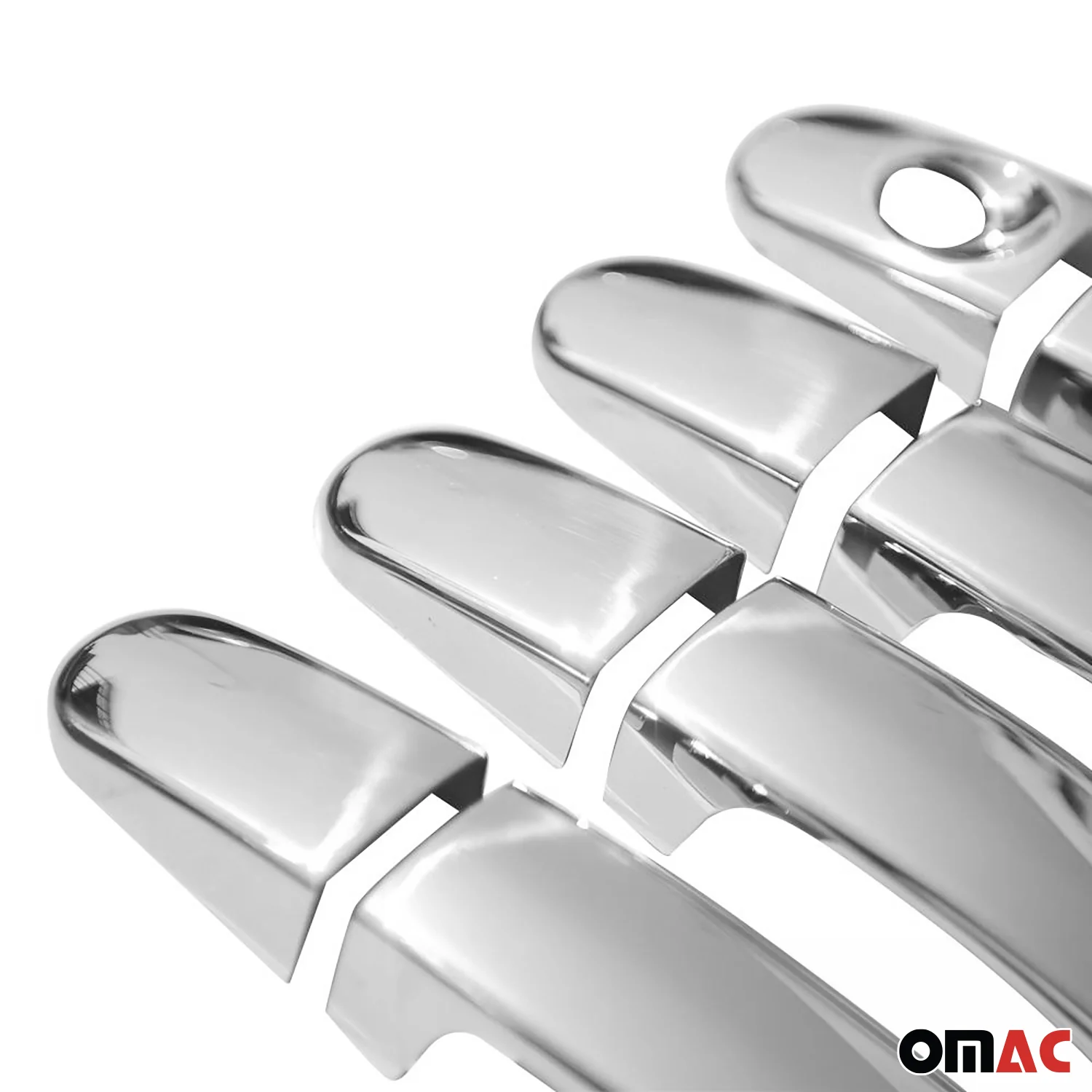 2014-2023 Ford Transit Connect Car Door Handle Cover Protector Steel Chrome 8 Pcs - Image 7