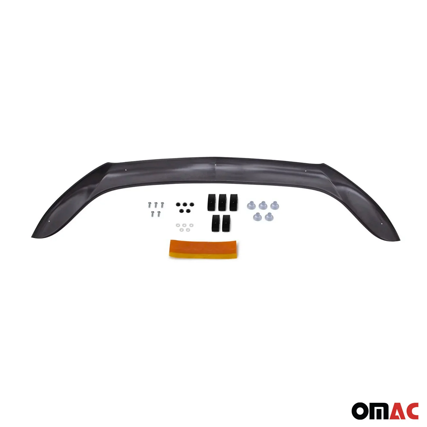 2016-2024 Mercedes Metris Front Bug Shield Hood Deflector & Window Visor Kit 3Pcs Smoke - Image 7