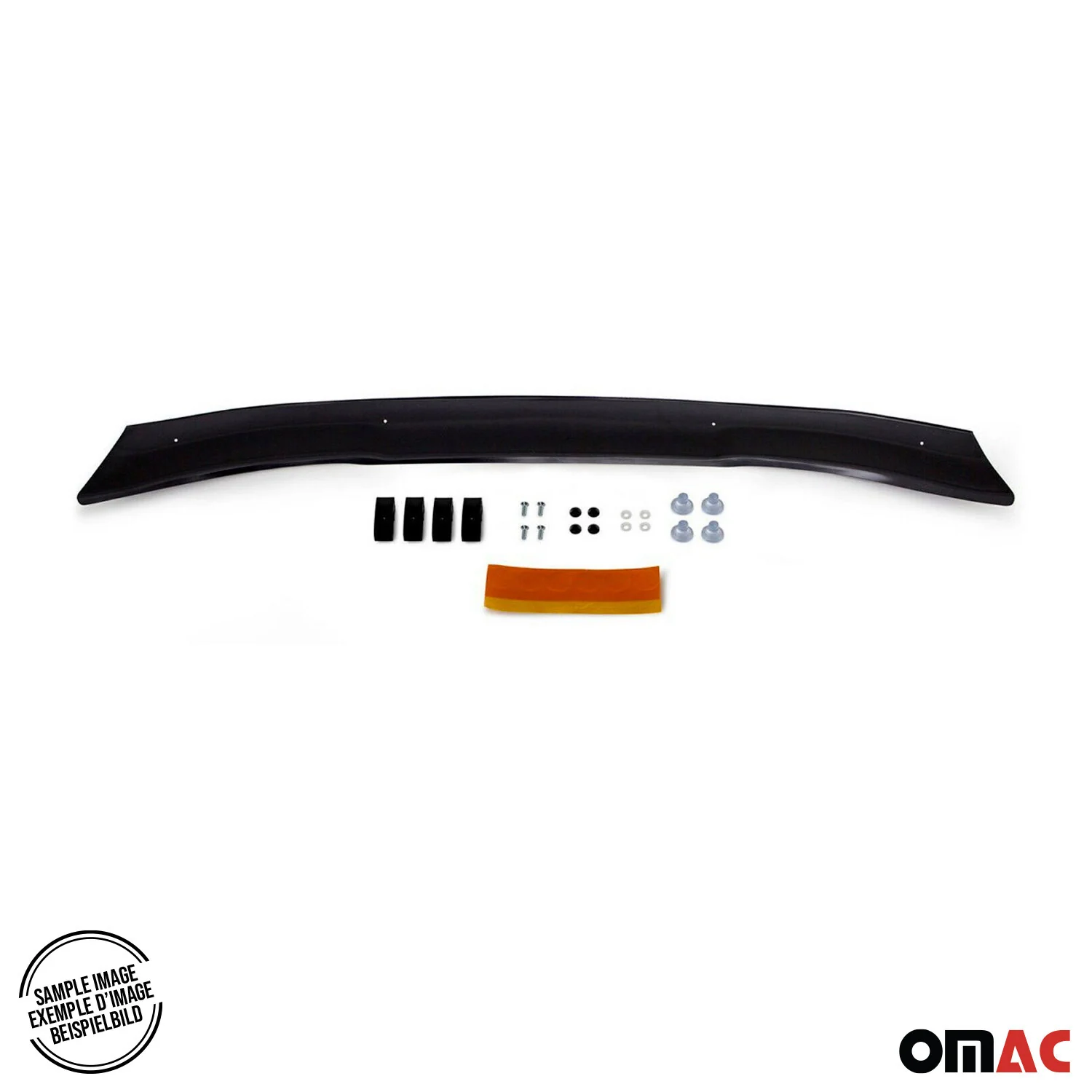 2003-2006 Dodge Sprinter Bug Shield Hood Deflector & Window Visor Kit 3Pcs Smoke - Image 7