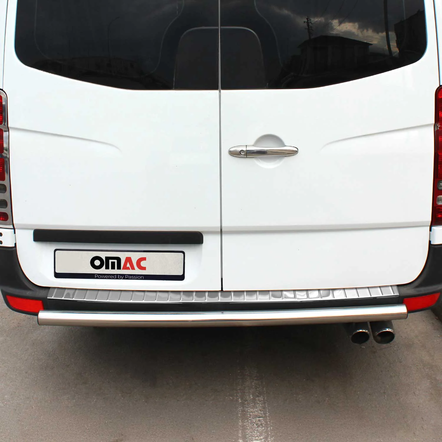 2006-2018 Mercedes Sprinter W906 Rear Bumper Sill Cover & Door Sill Cover Set - Image 2