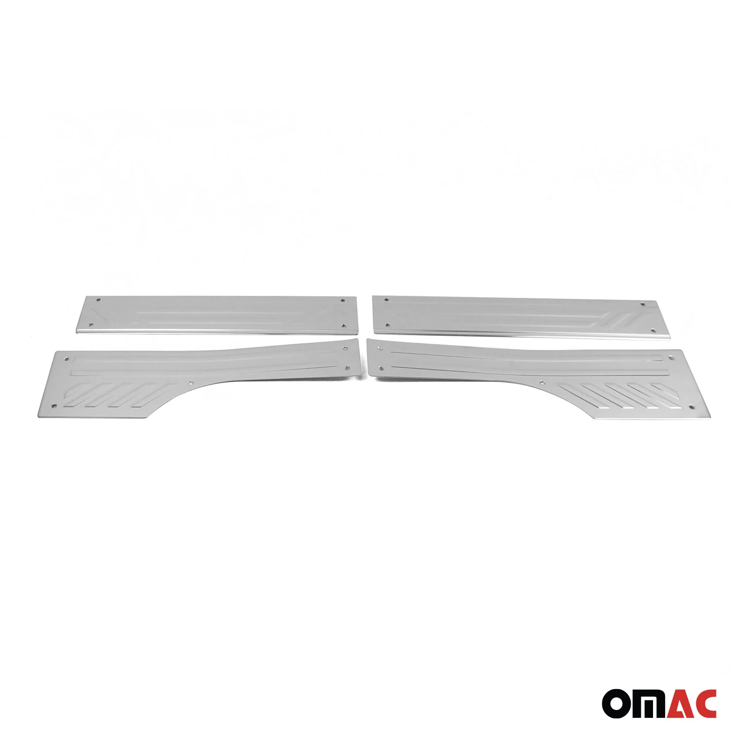 2015-2022 RAM ProMaster City Mirror Cover Caps & Door Sill Covers Chrome Set - Image 5