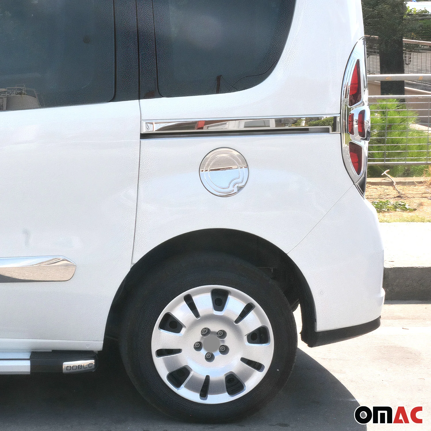 2015-2022 RAM ProMaster City Fuel Cap Cover & Mirror Cover Caps Set Stainless Steel - Image 3