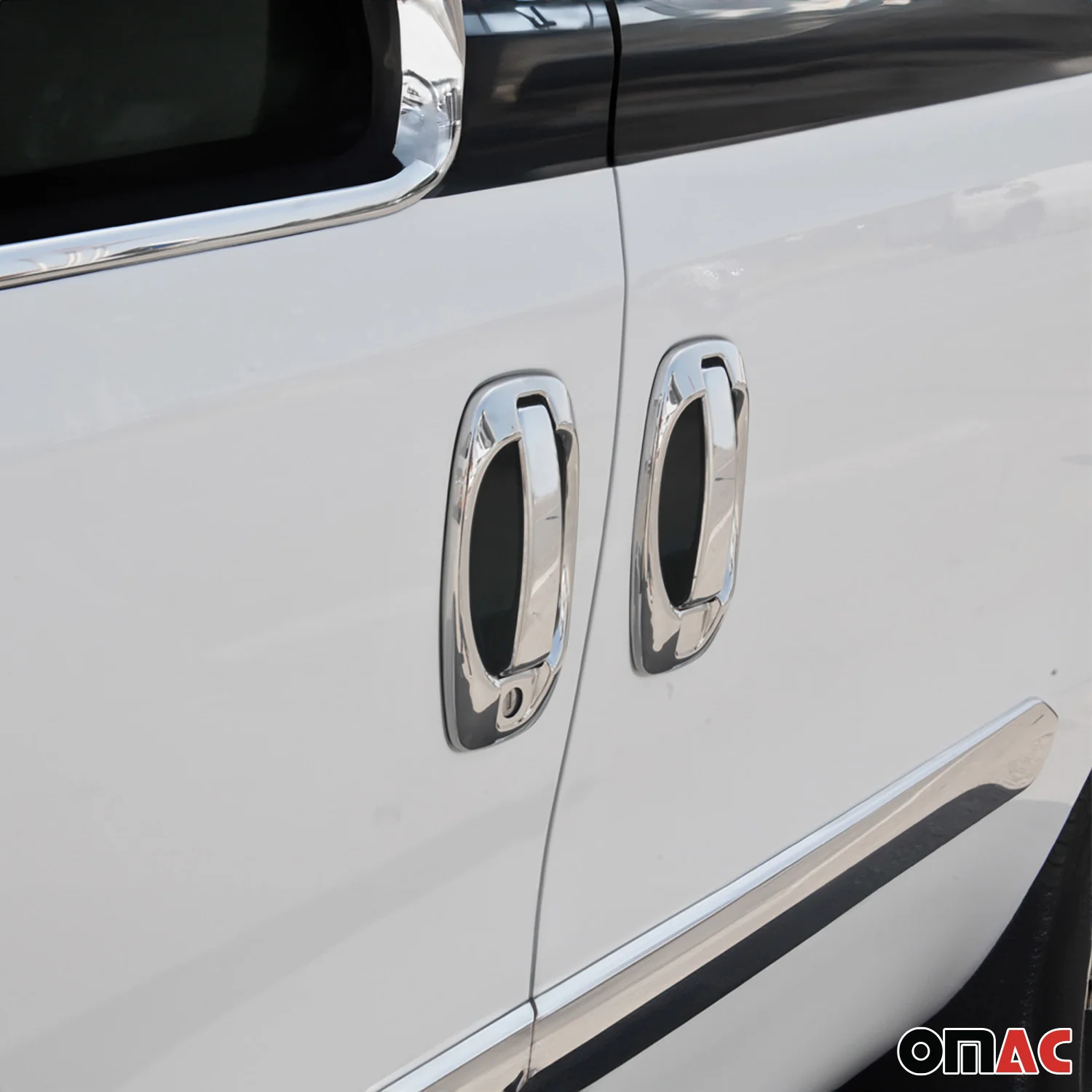 2015-2022 RAM ProMaster City Fuel Cap Cover & Mirror Cover Caps Set Stainless Steel - Image 5