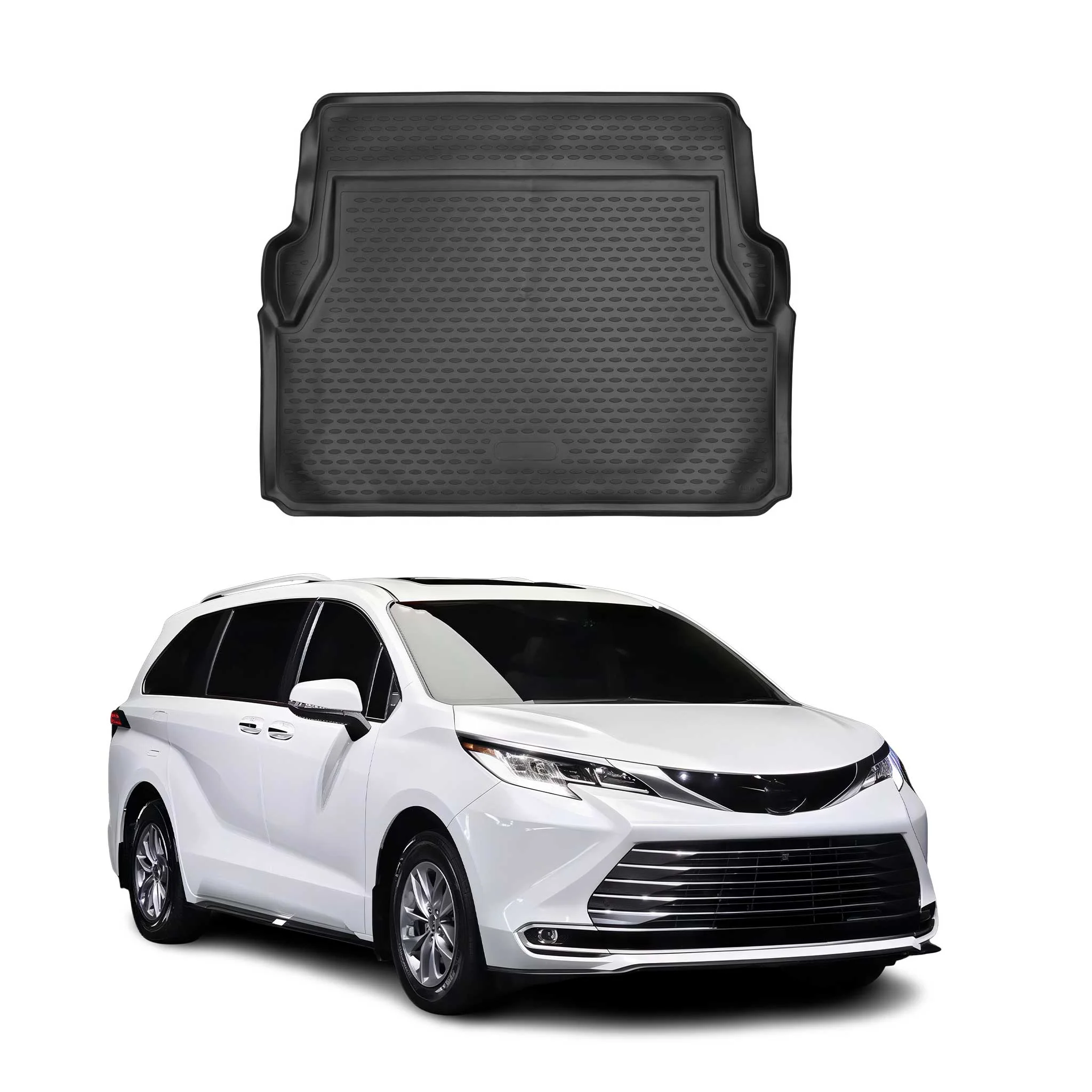 2021-2026 Toyota Sienna Cargo Liner Trunk Mat All Weather Black