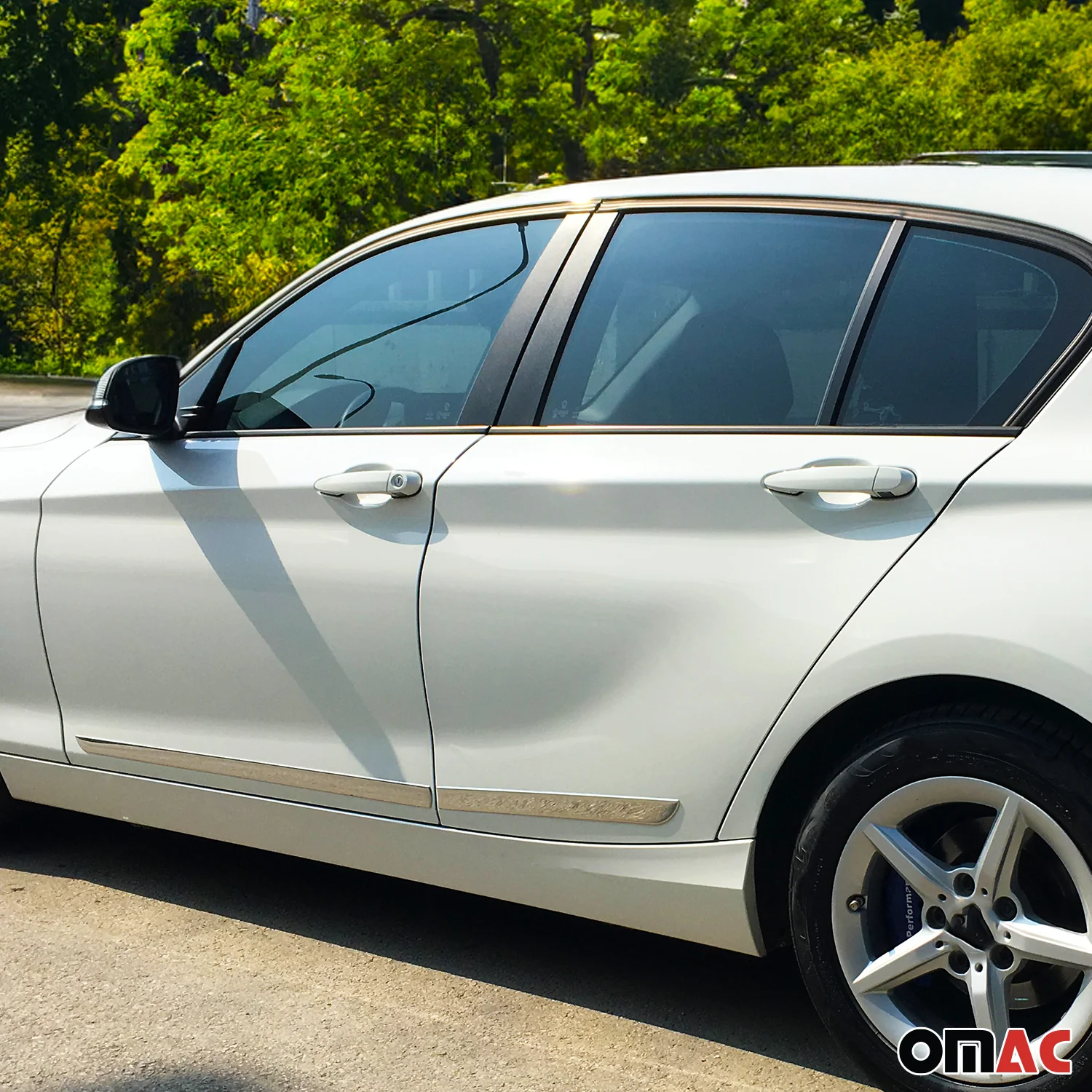 2012-2014 Volkswagen Passat B7 Side Door Molding Trim Skirt Garnish Stainless Steel Gloss 4Pcs - Image 7