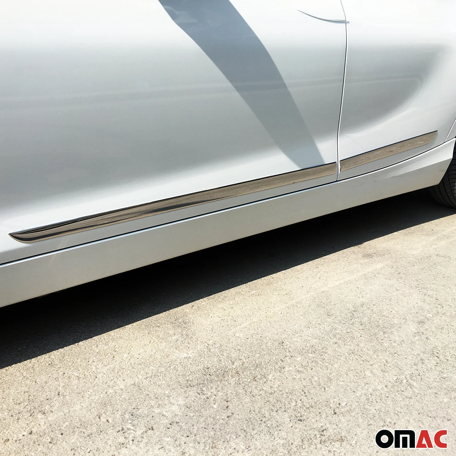 2012-2014 Volkswagen Passat B7 Side Door Molding Trim Skirt Garnish Stainless Steel Gloss 4Pcs - Image 8