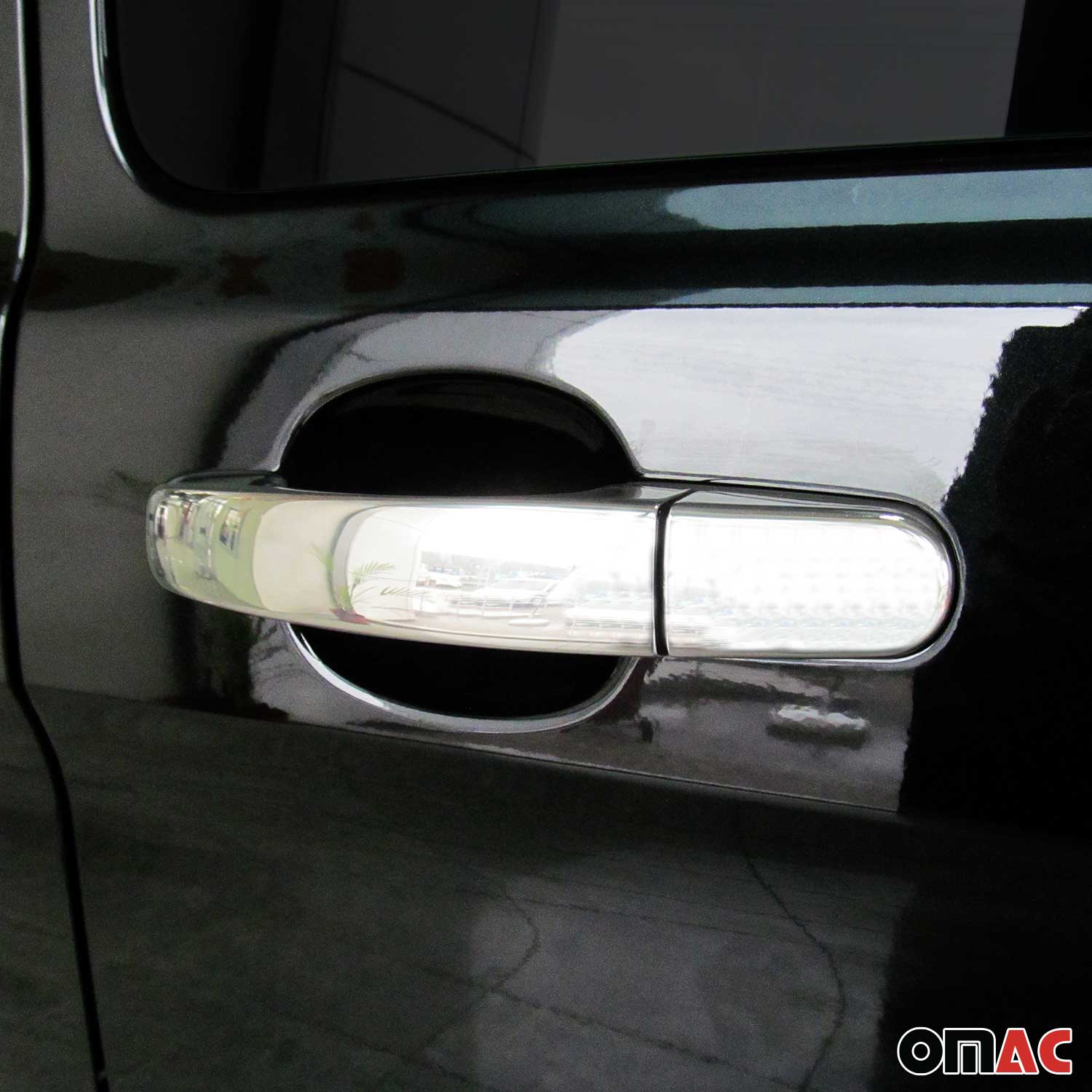 2015-2020 Ford Transit 350 Car Door Handle Cover Protector S. Steel 11x - Image 2