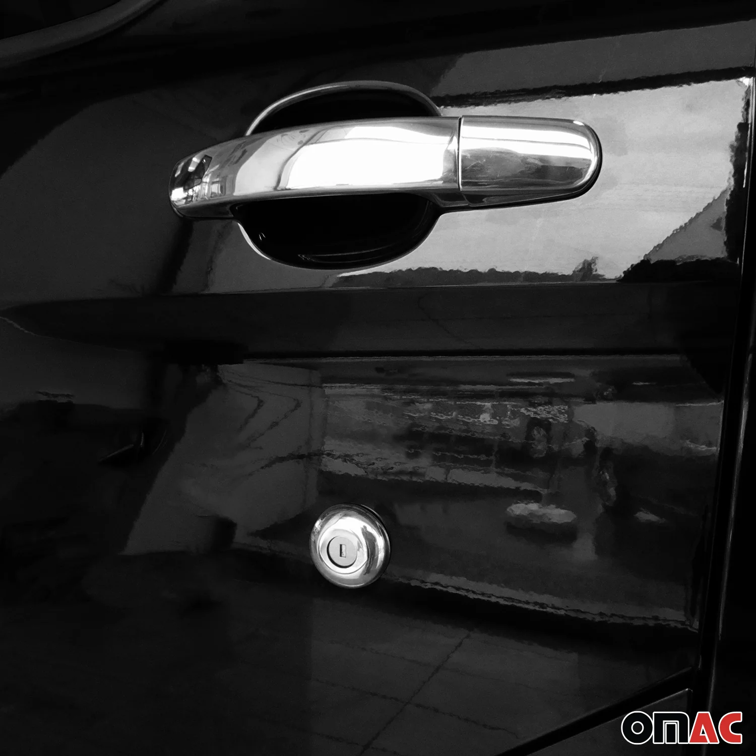 2015-2020 Ford Transit 350 Car Door Handle Cover Protector S. Steel 11x - Image 3