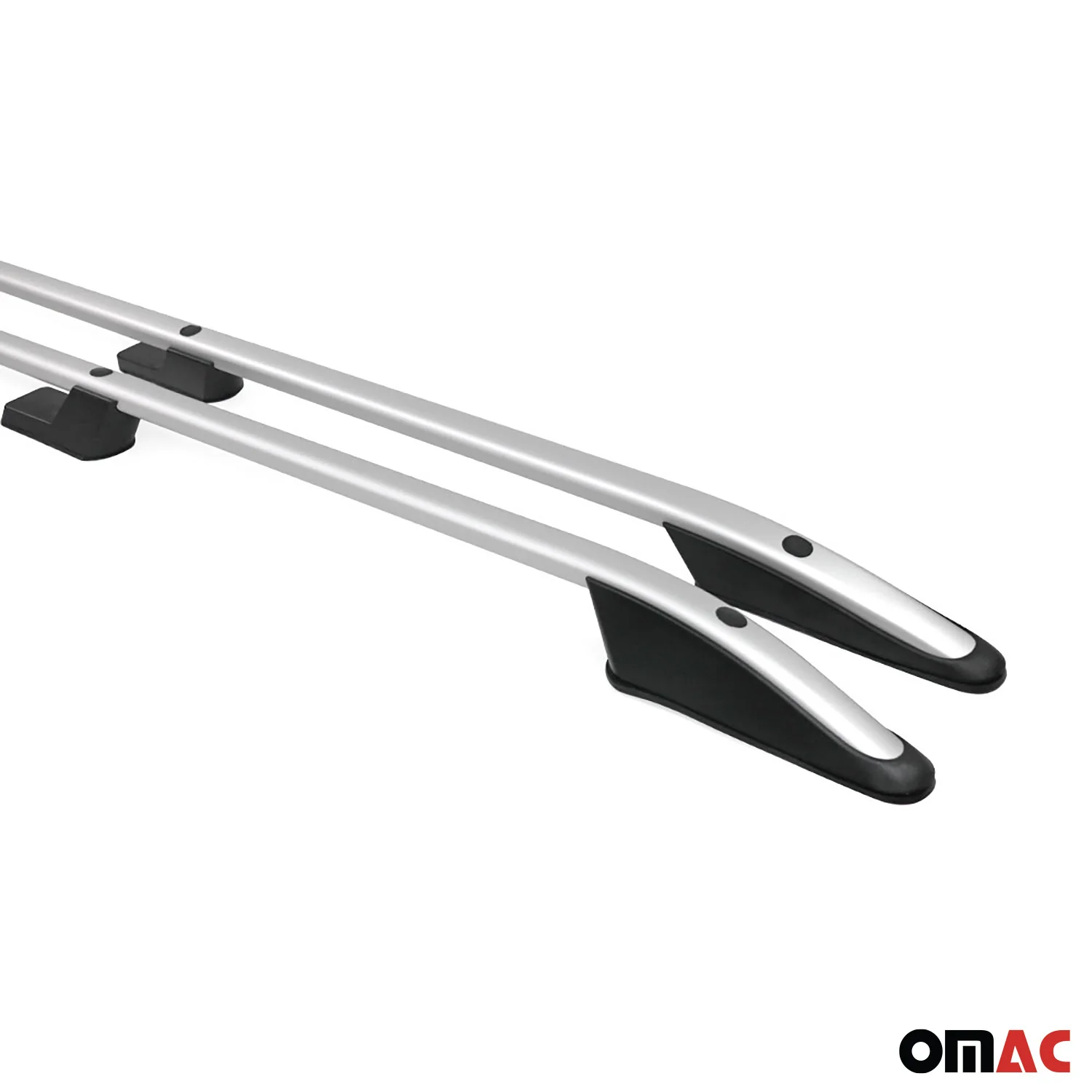 2015-2026 Ford Transit L3 LWB Roof Rack Rails Side Rails Silver - Image 6