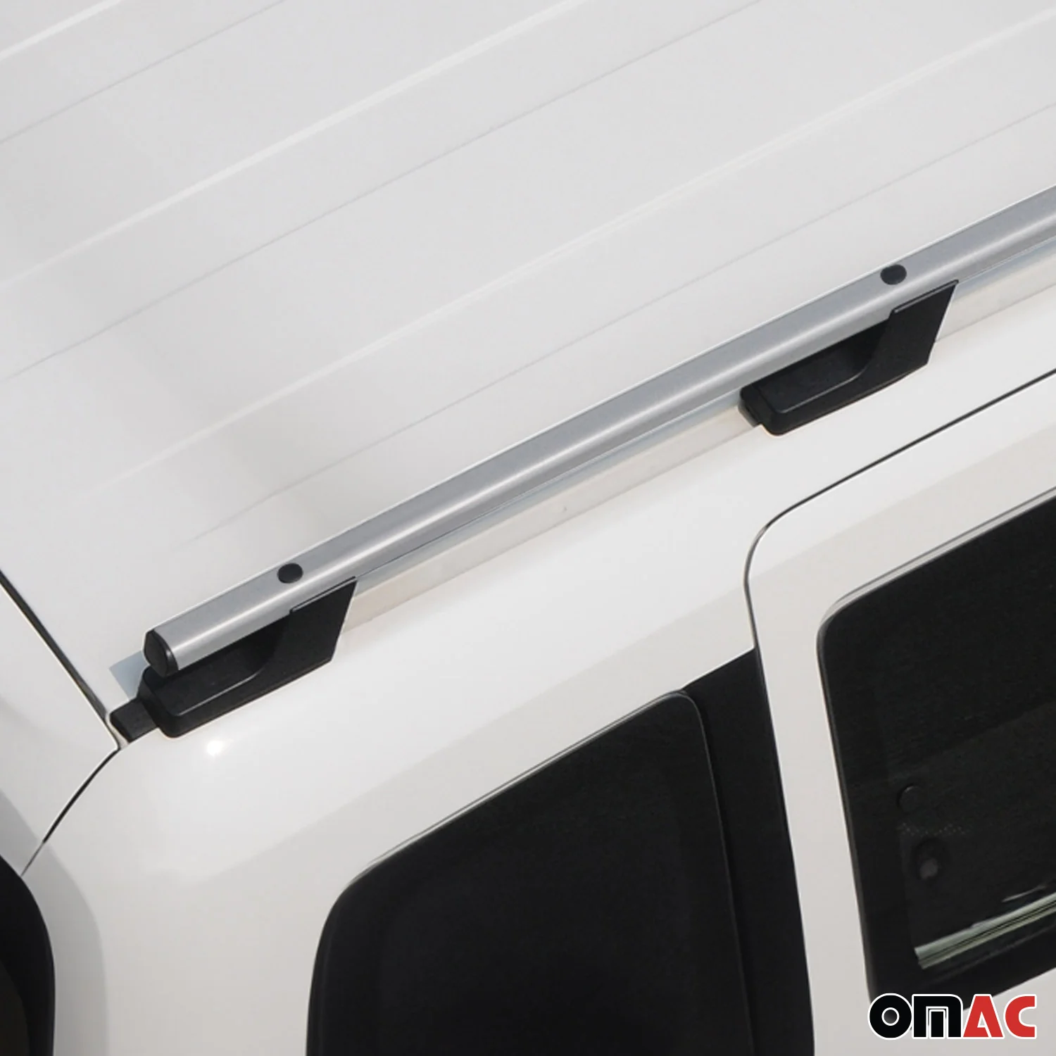 2015-2026 Ford Transit L1 SWB Roof Rack Rails Side Rails Silver - Image 6
