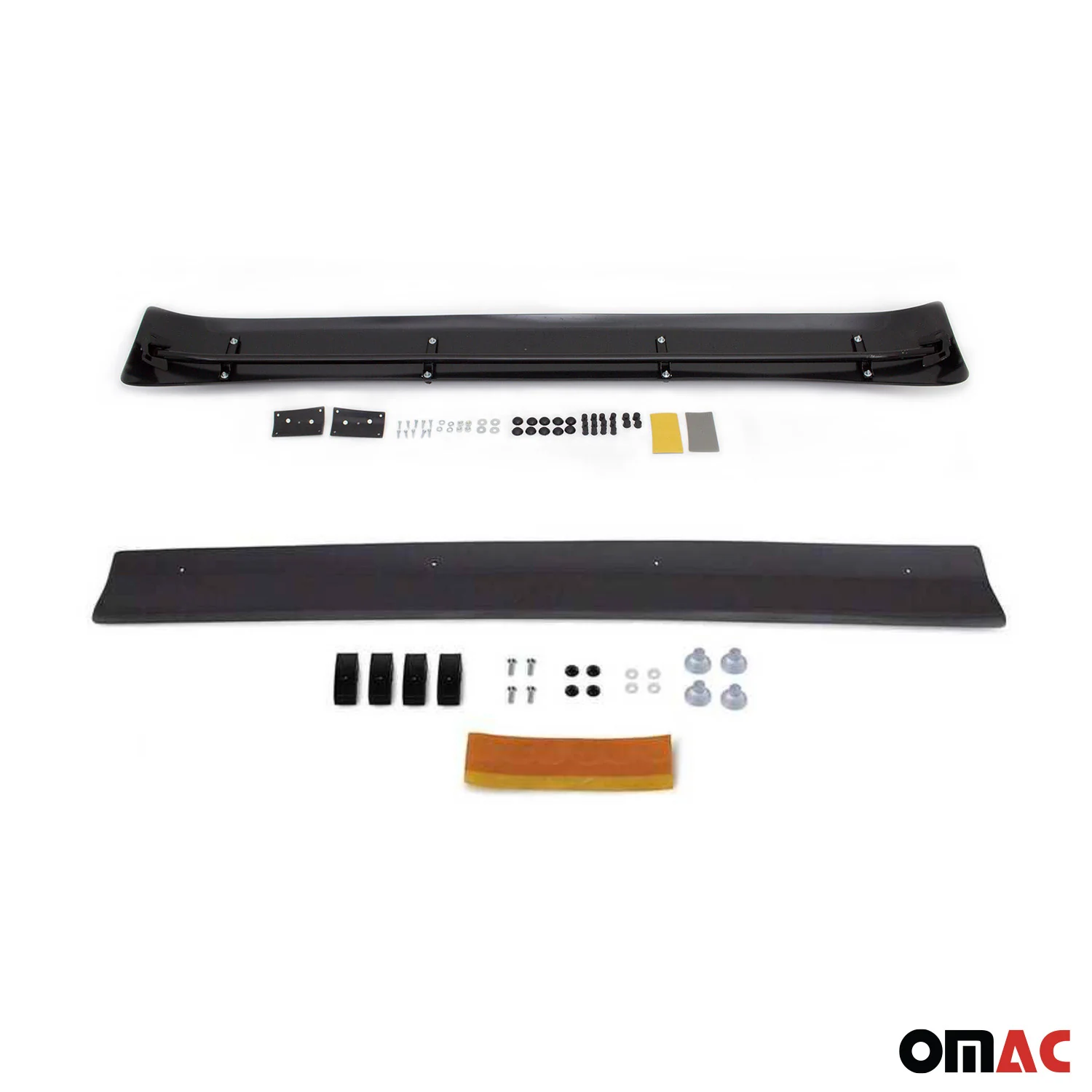 2006-2014 Peugeot Boxer Windshield Sun Visor & Bug Shield Hood Deflector Kit 2Pcs Smoke - Image 8