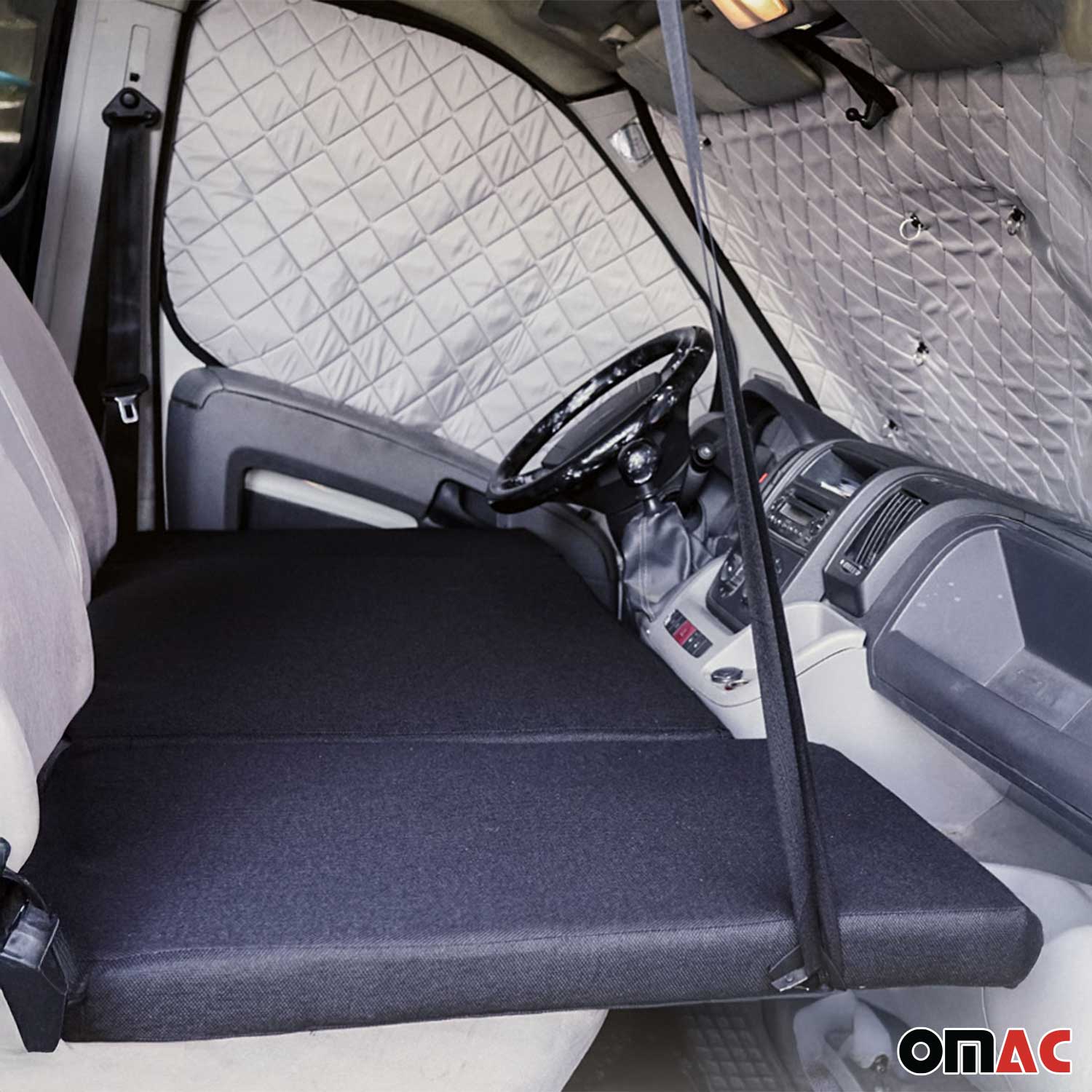 2016-2024 Mercedes Metris Front Cab Camper Bed Mattress Bed Black 1Pc - Image 5