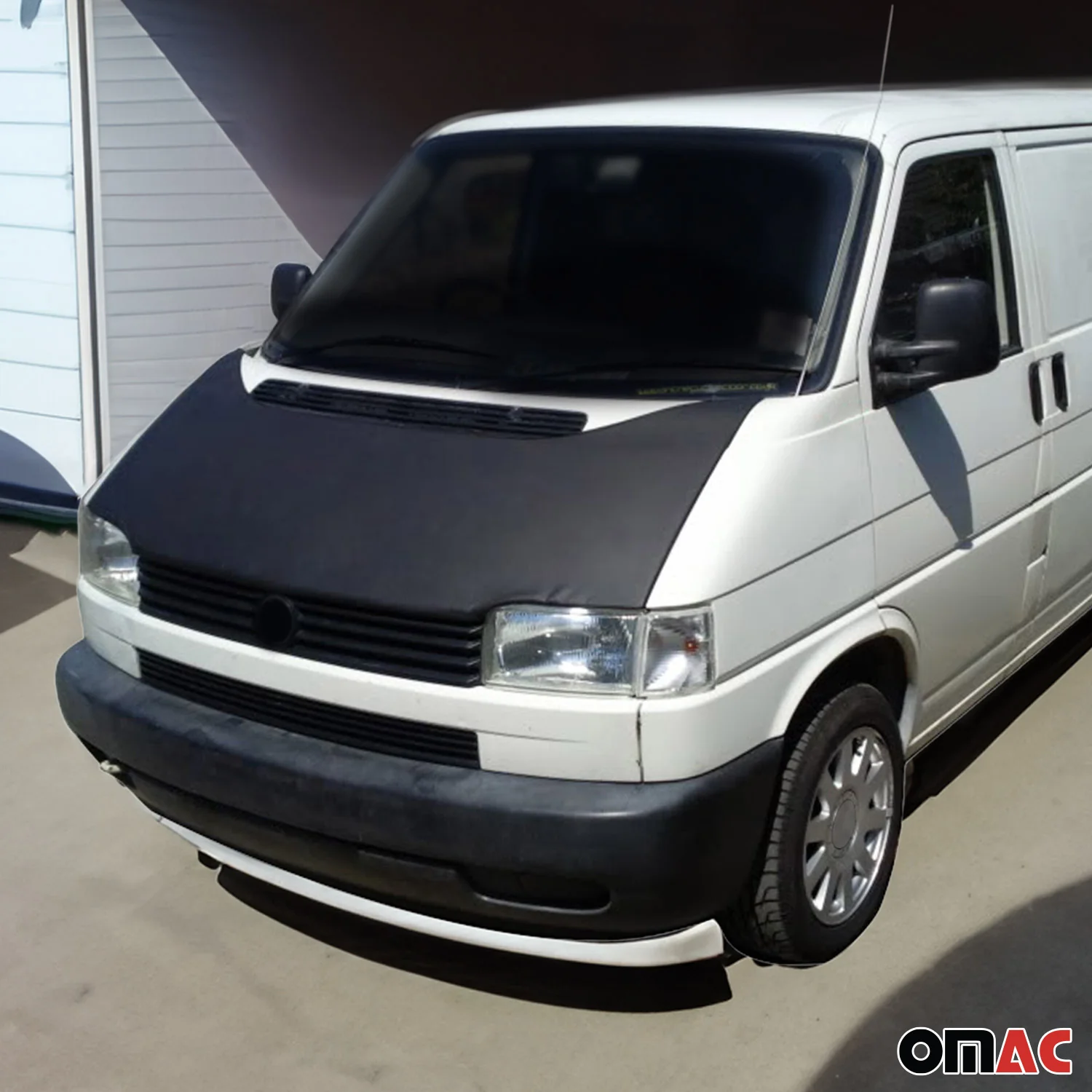 1993-2003 VW Eurovan Car Bonnet Mask Hood Bra Short End Black Full Coverage - Image 2