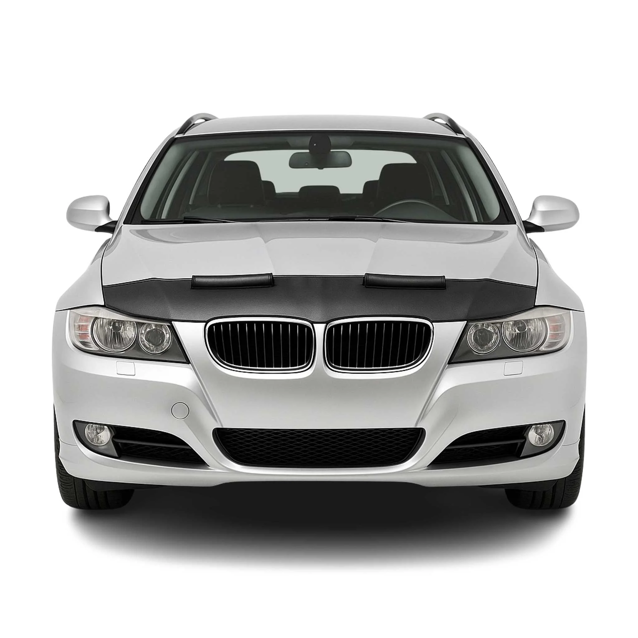 2006-2008 BMW 3 Series E90 E91 Car Bonnet Mask Hood Bra Half Black