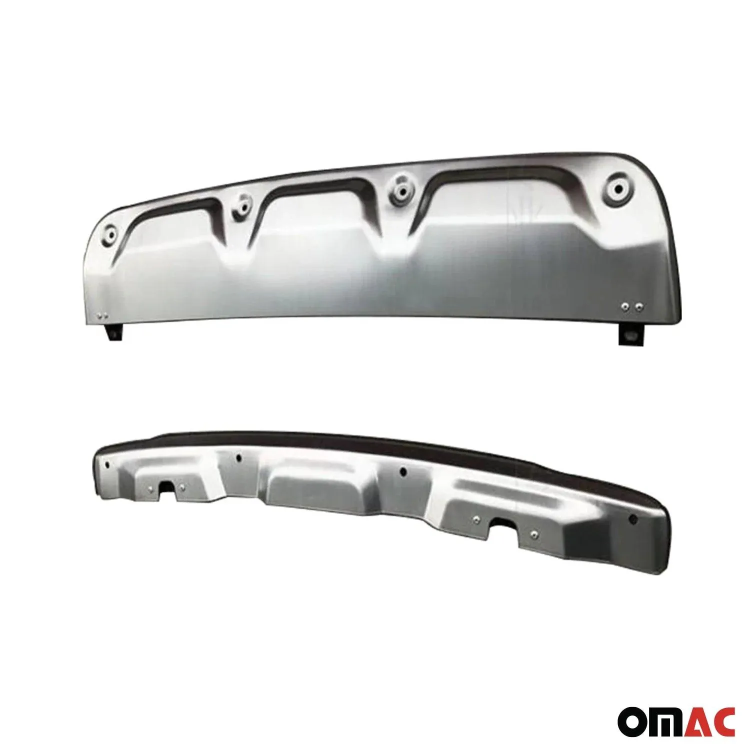 2012-2016 Honda CR-V Front Rear Bumper Diffusor Bodykit Aluminium Gray 2Pcs - Image 5