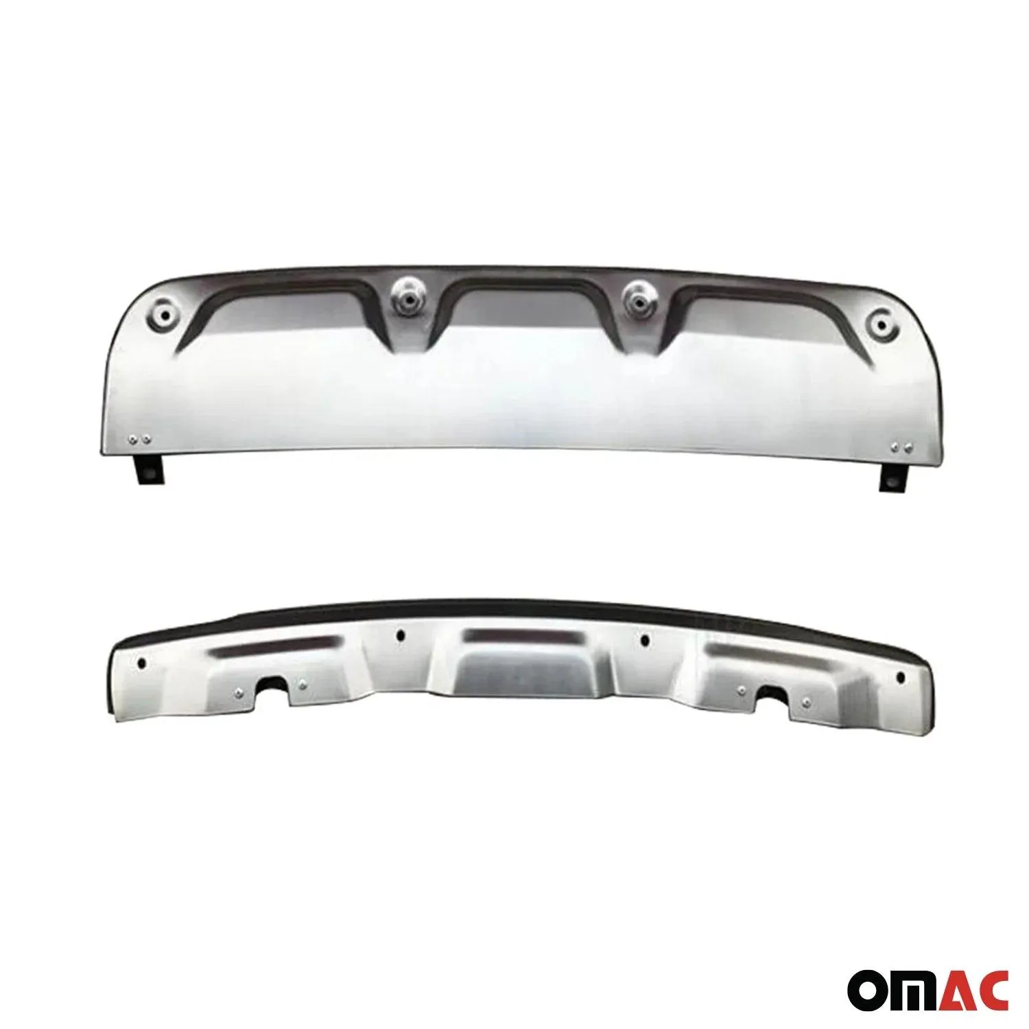 2012-2016 Honda CR-V Front Rear Bumper Diffusor Bodykit Aluminium Gray 2Pcs - Image 6