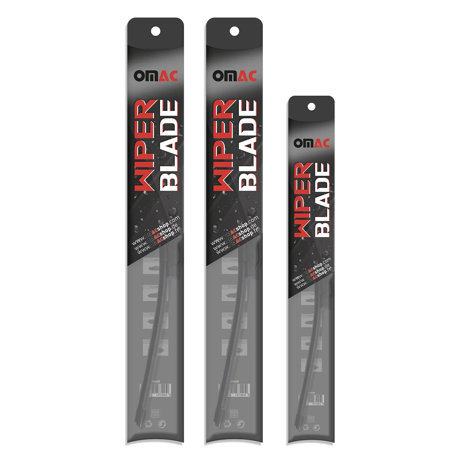 2008-2013 Toyota Highlander Front & Rear Windshield Wiper Blades Set