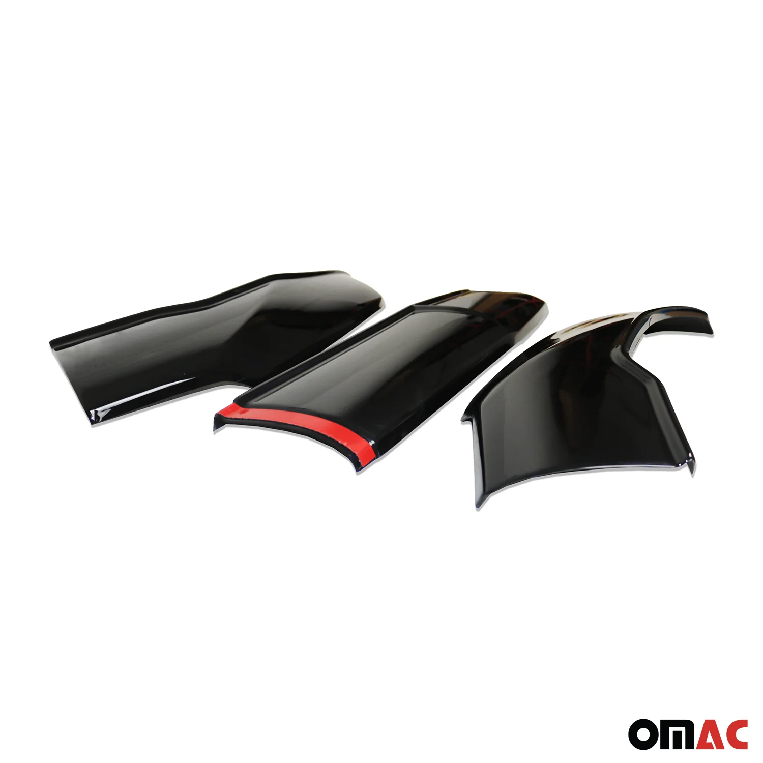 2019-2026 Mercedes Sprinter W907 910 Bug Shield Deflector & Window Visor Kit 3Pcs Smoke - Image 7