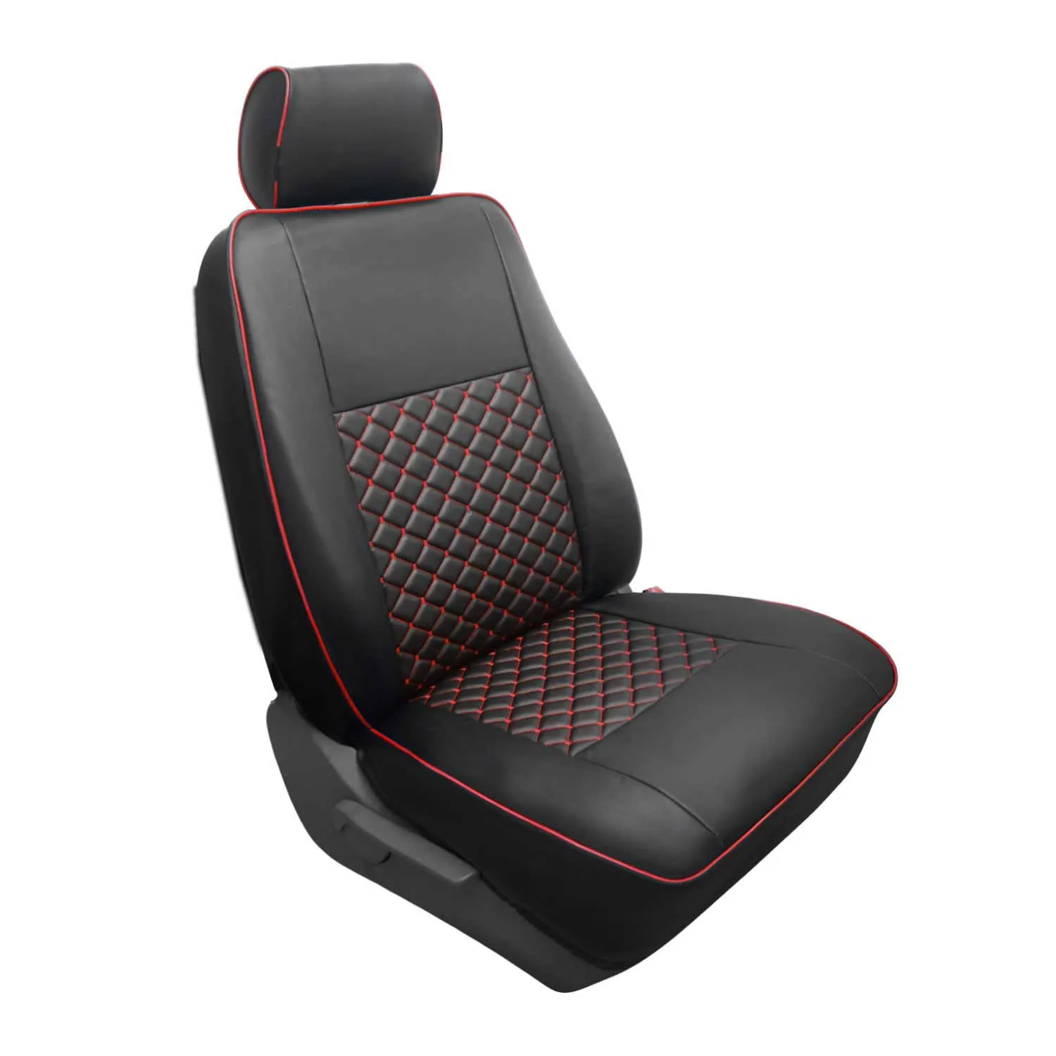 2015-2026 Ford Transit Leather Custom fit Car Seat Cover Black Red