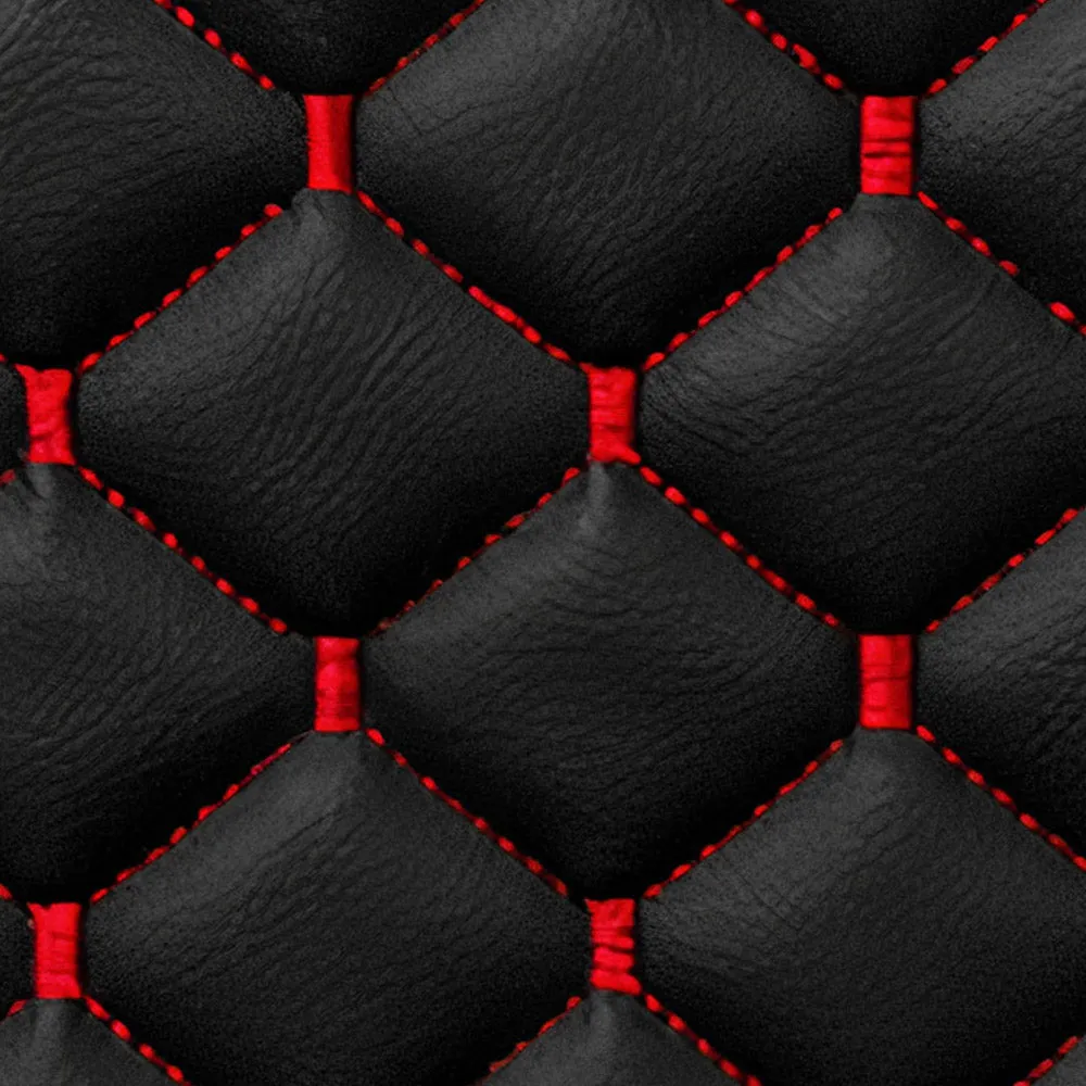 2015-2026 Ford Transit Leather Custom fit Car Seat Cover Black Red - Image 10