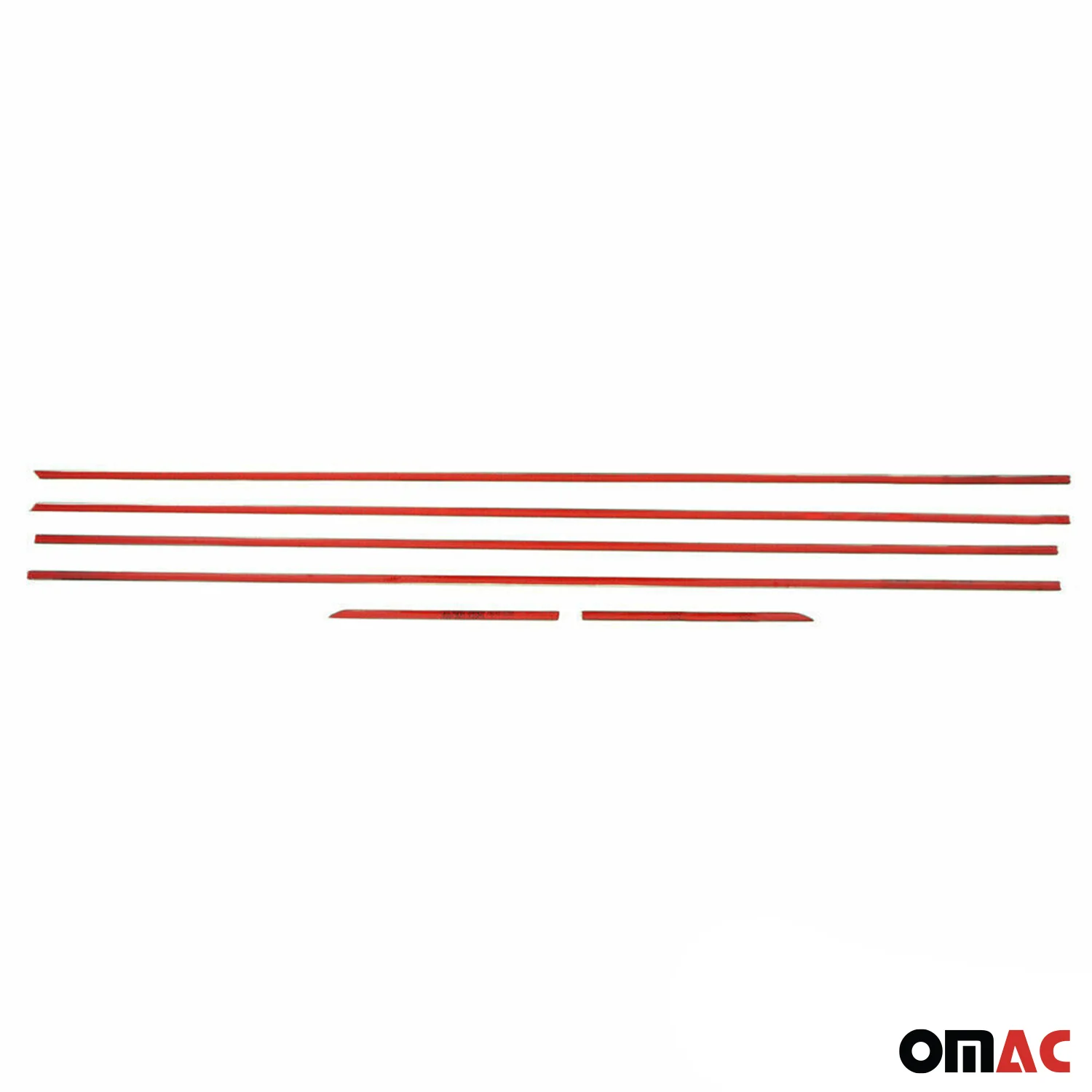 2010-2013 Lexus GX 460 Window Molding Trim Streamer Stainless Steel Silver 6 Pcs - Image 5