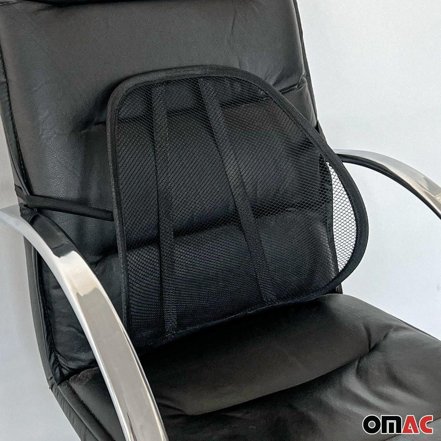 Lower Back Support Black Mesh Fits Office Chair Suite Car Seat - Image 3