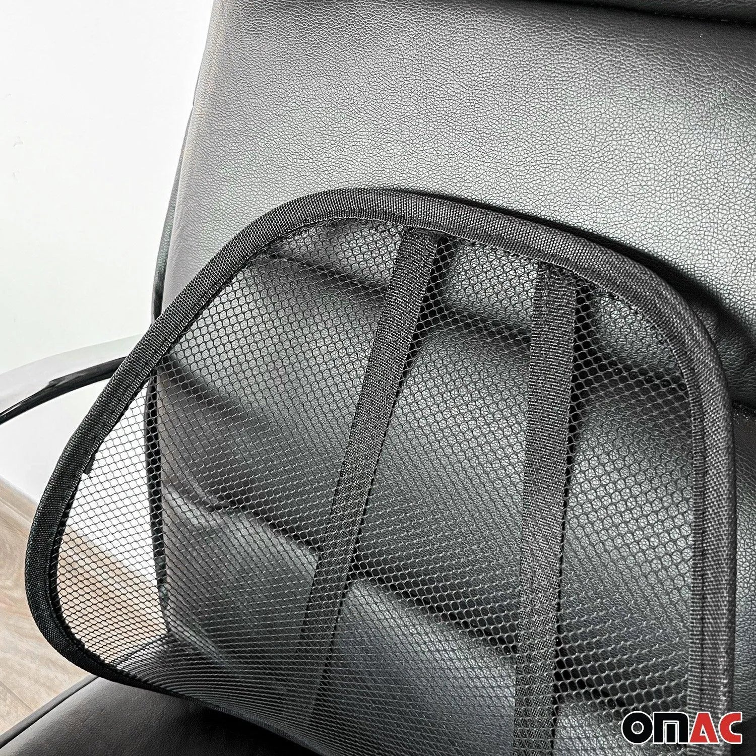 Lower Back Support Black Mesh Fits Office Chair Suite Car Seat - Image 4