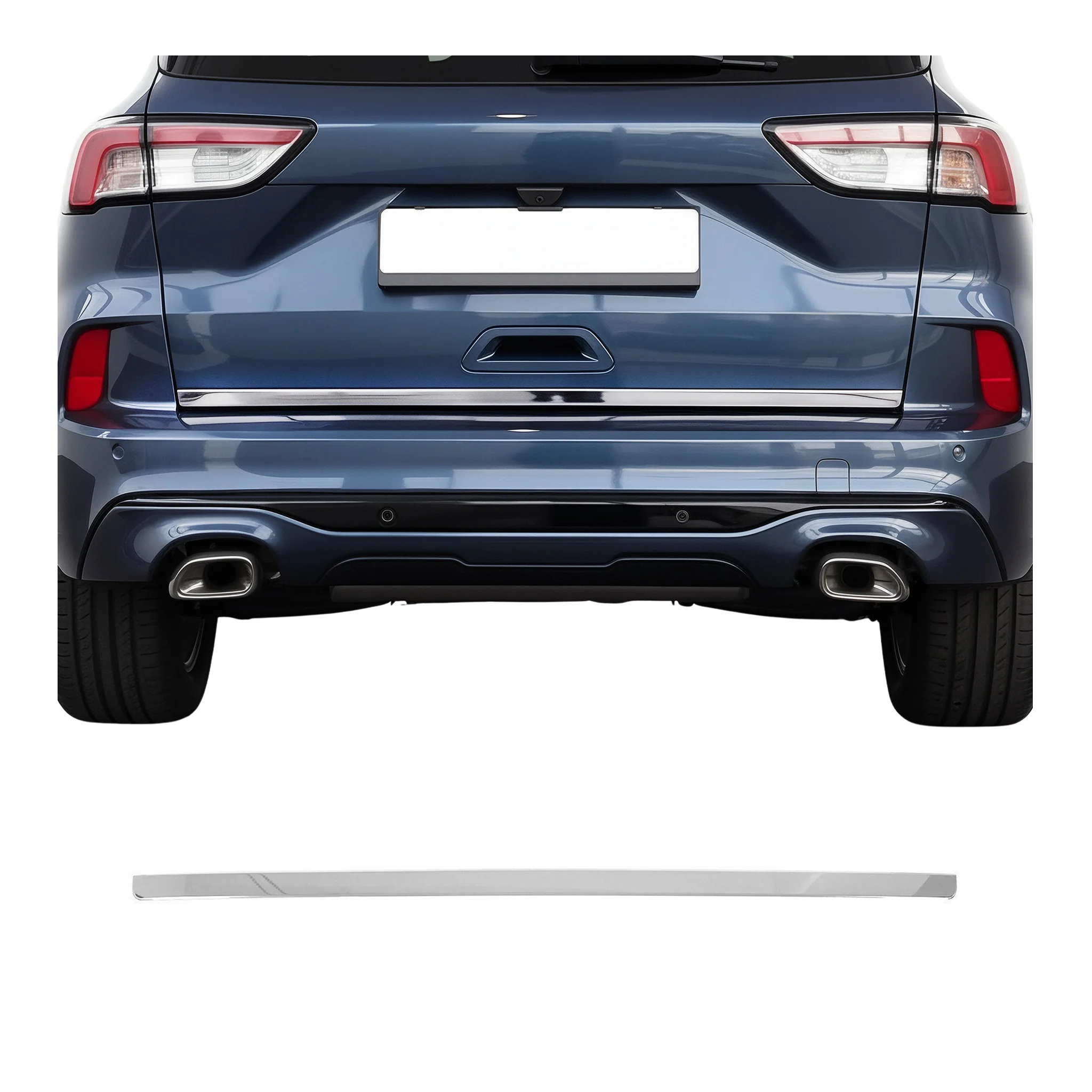 2020-2026 Ford Escape Rear Trunk Molding Trim Stainless Steel Silver 1Pc