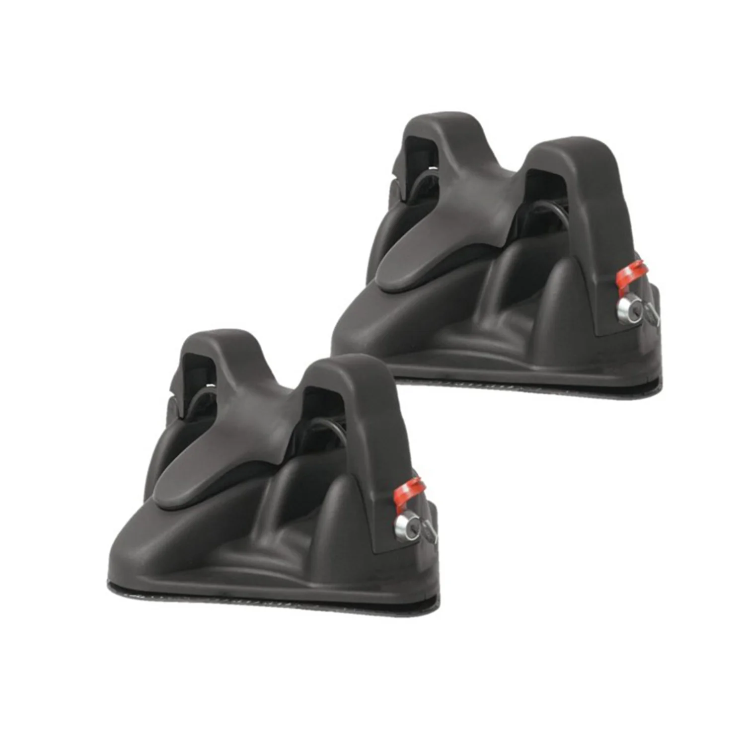 Magnetic Ski Snowboard Racks Roof Mount Car Carrier Black 2 Pieces - Image 7
