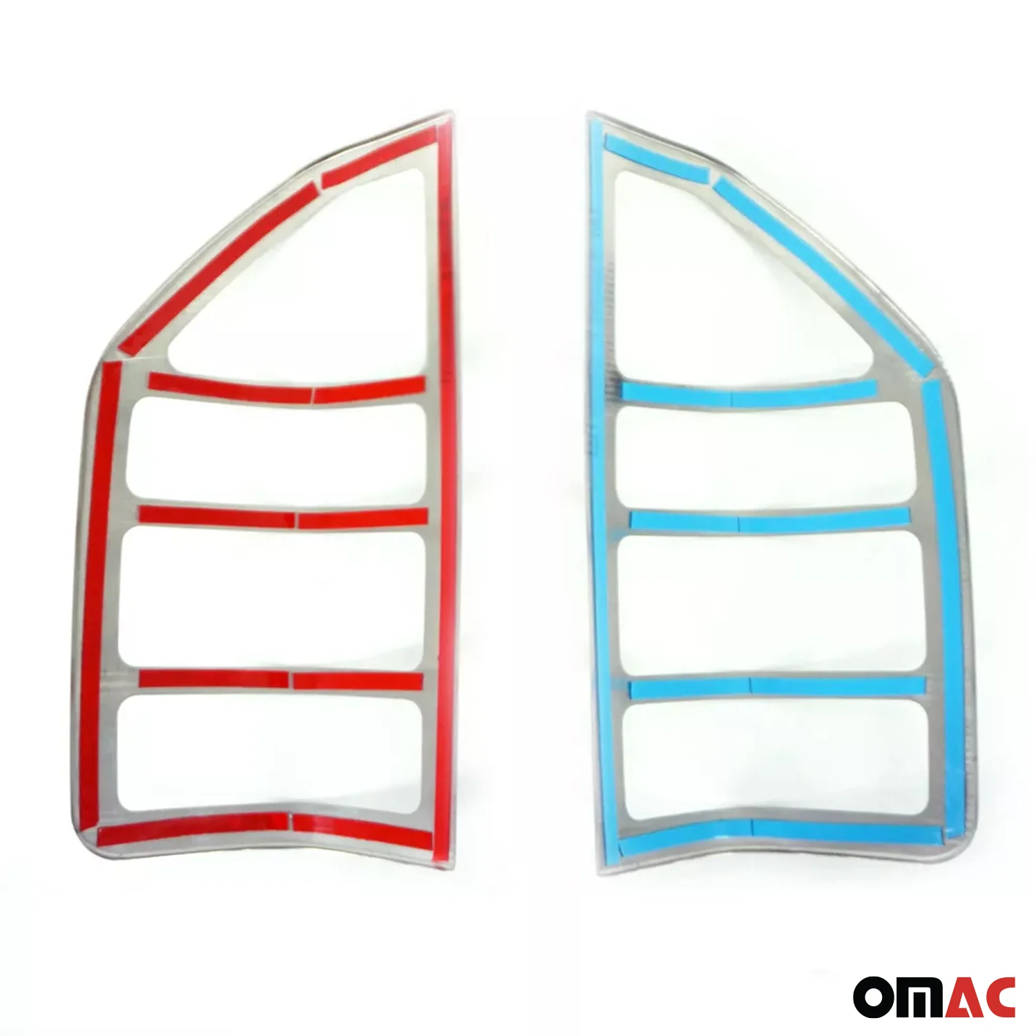 2003-2006 Dodge Sprinter Trunk Tail Light Trim Frame Stainless Steel Silver 2 Pcs - Image 5