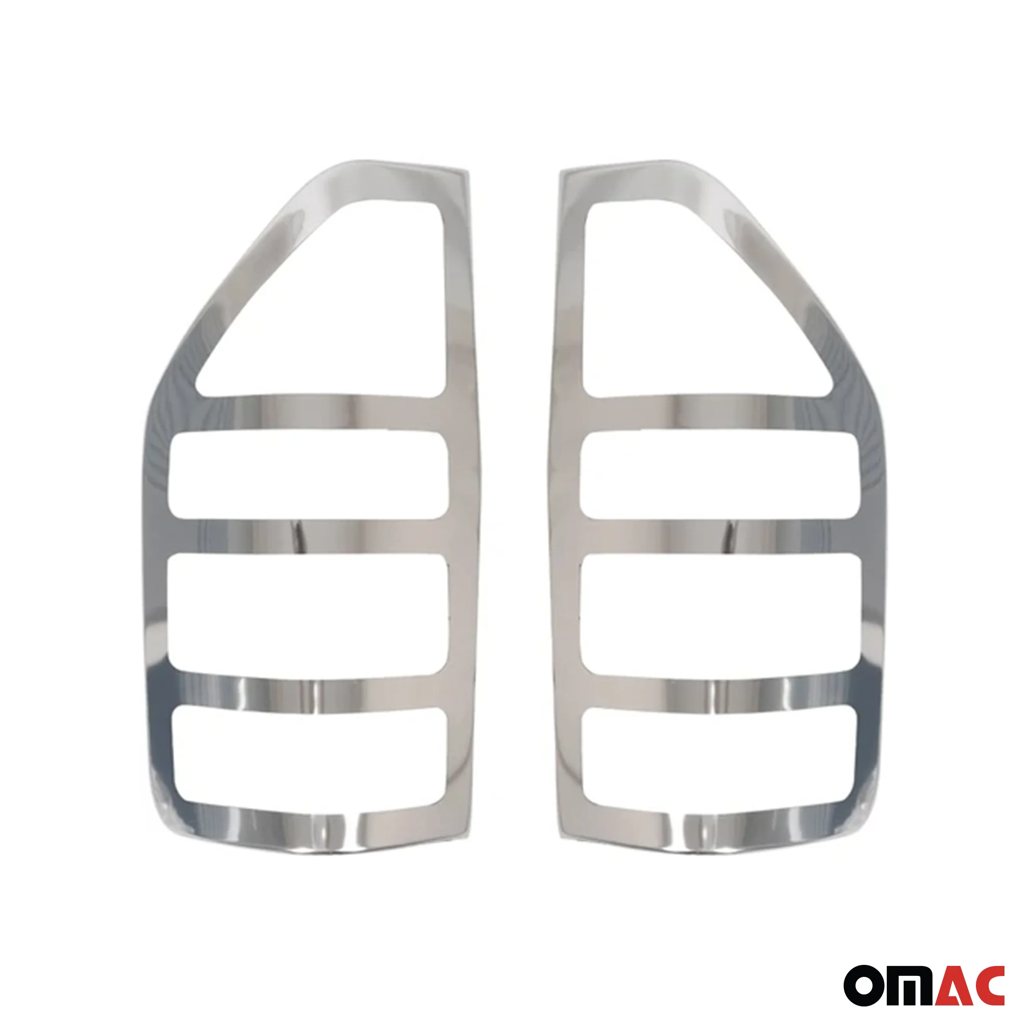 2003-2006 Dodge Sprinter Trunk Tail Light Trim Frame Stainless Steel Silver 2 Pcs - Image 6