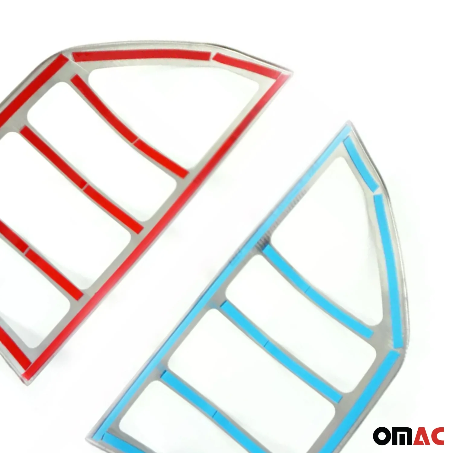 2003-2006 Dodge Sprinter Trunk Tail Light Trim Frame Stainless Steel Silver 2 Pcs - Image 9