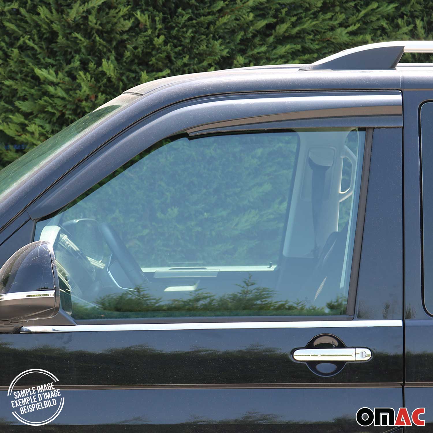 2006-2018 Mercedes Sprinter W906 Window Visor Vent Rain Deflector 2Pcs Smoke - Image 8