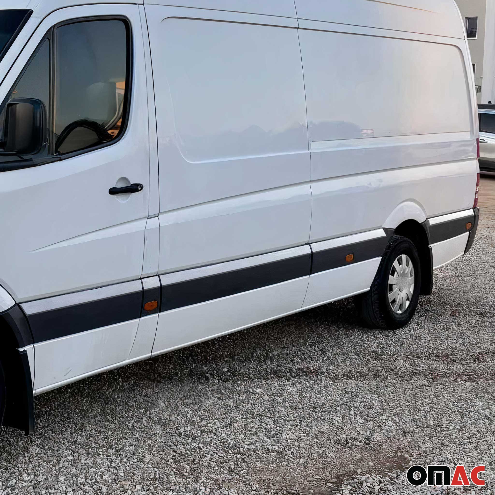 2006-2013 Mercedes Sprinter W906 L4 Extra Long 170" Side Door Molding Trim - Image 2